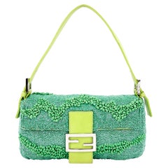 Rare Fendi Spring/Summer Embroidered 2000s Baguette