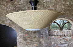 Rare Fiberglass Ceiling Lamp by Louis Kalff for Philips, 1950s