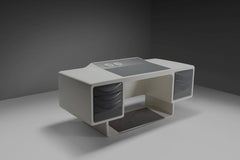 Rare Fiberglass Directors Desk by Ernest Igl for Wilhelm Werndl, 1970s