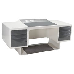 Rare Fiberglass Directors Desk by Ernest Igl for Wilhelm Werndl, 1970s