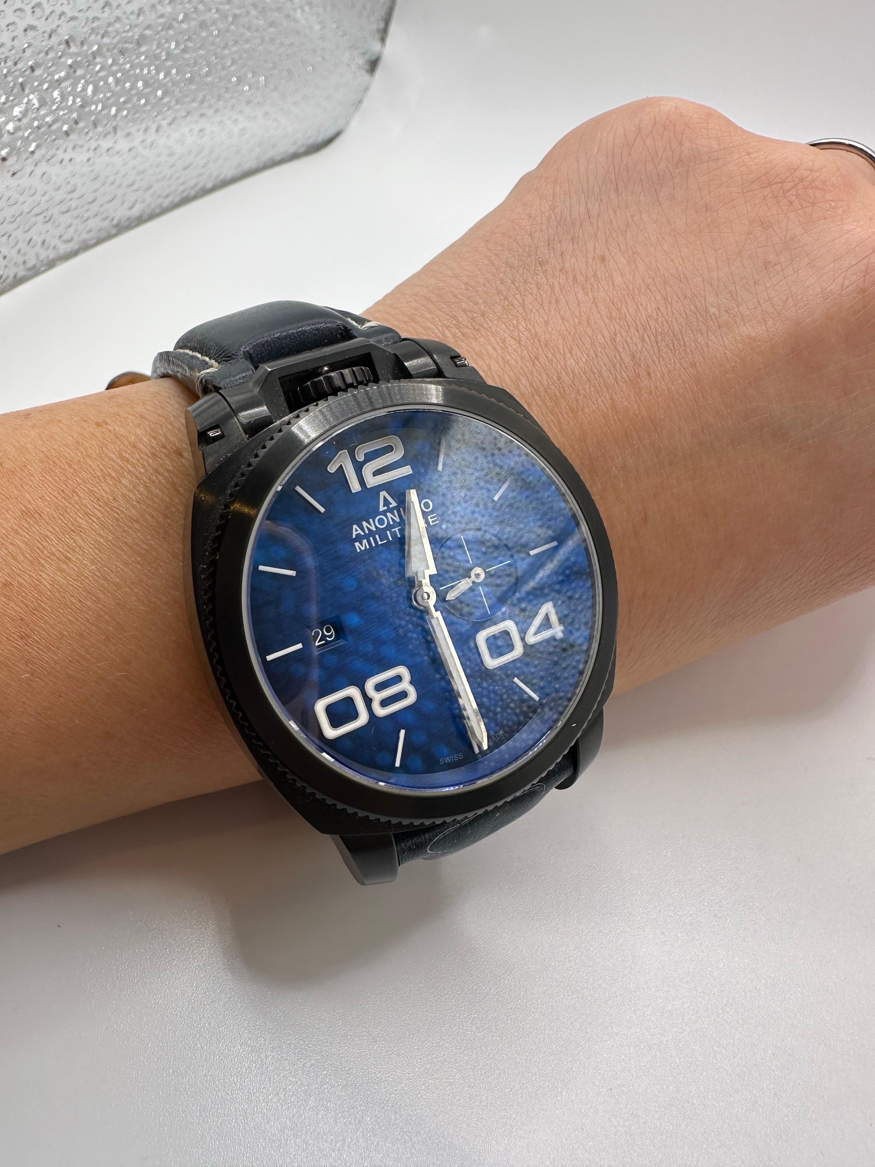 Rare Find! Anonimo Militare mens watch Stainless steel automatic original For Sale 1