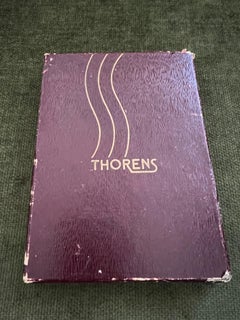 Rare Find, Vintage 1950s Thorens Cigarette Case and Lighter, working
