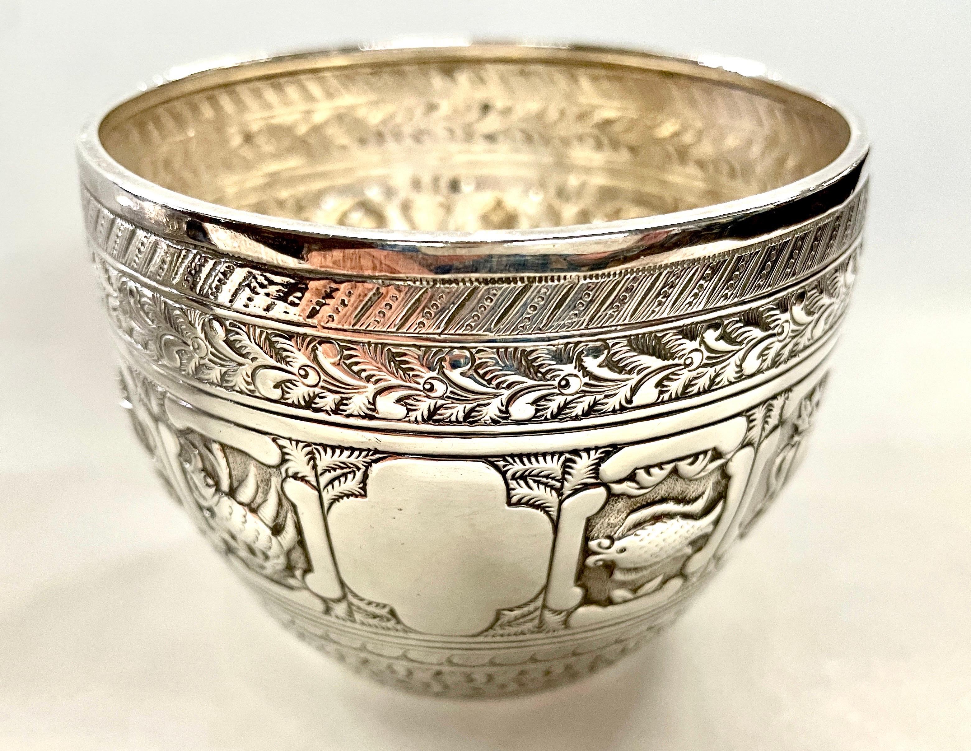 Rare & Fine Antique English Elkington Silver Plate 3pc. Zodiac Tea for 2 Teaset 3