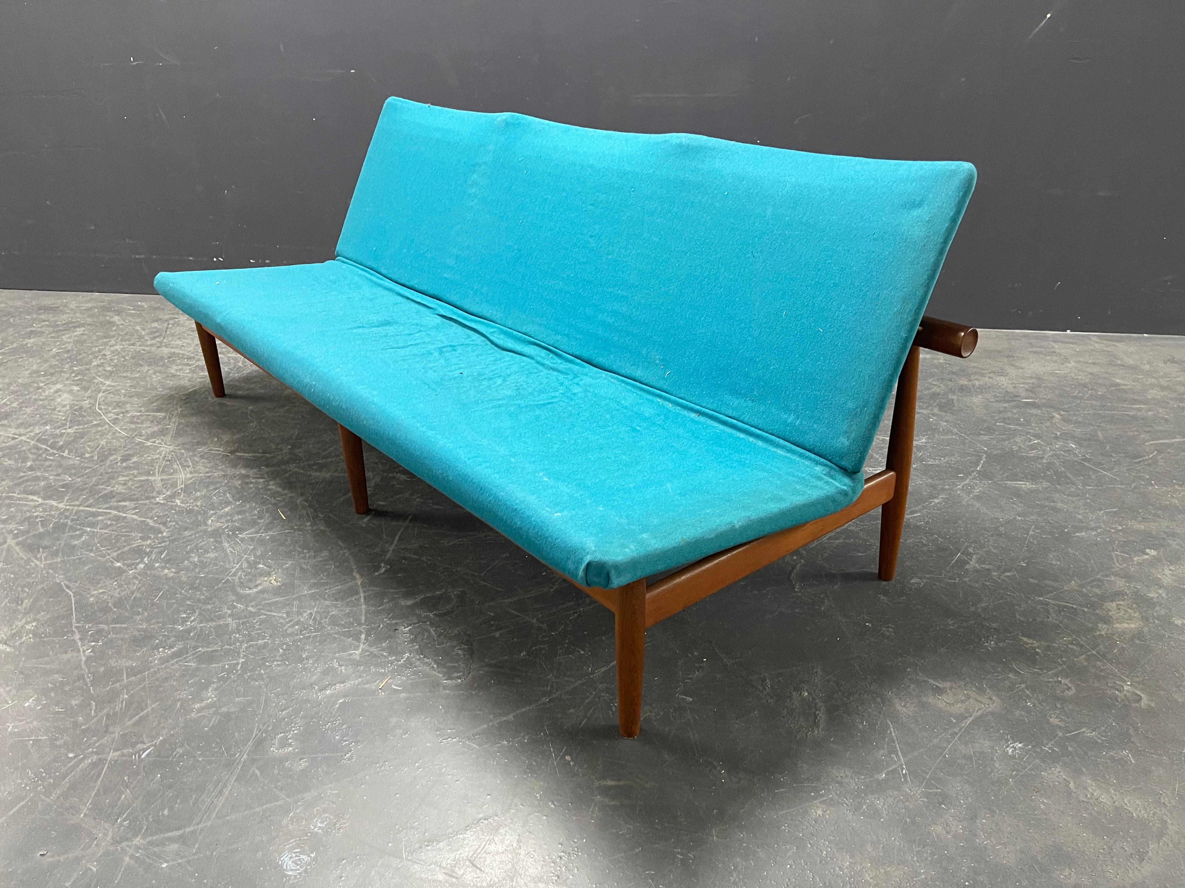 Danish Rare Finn Juhl 3-Seater Japan Sofa