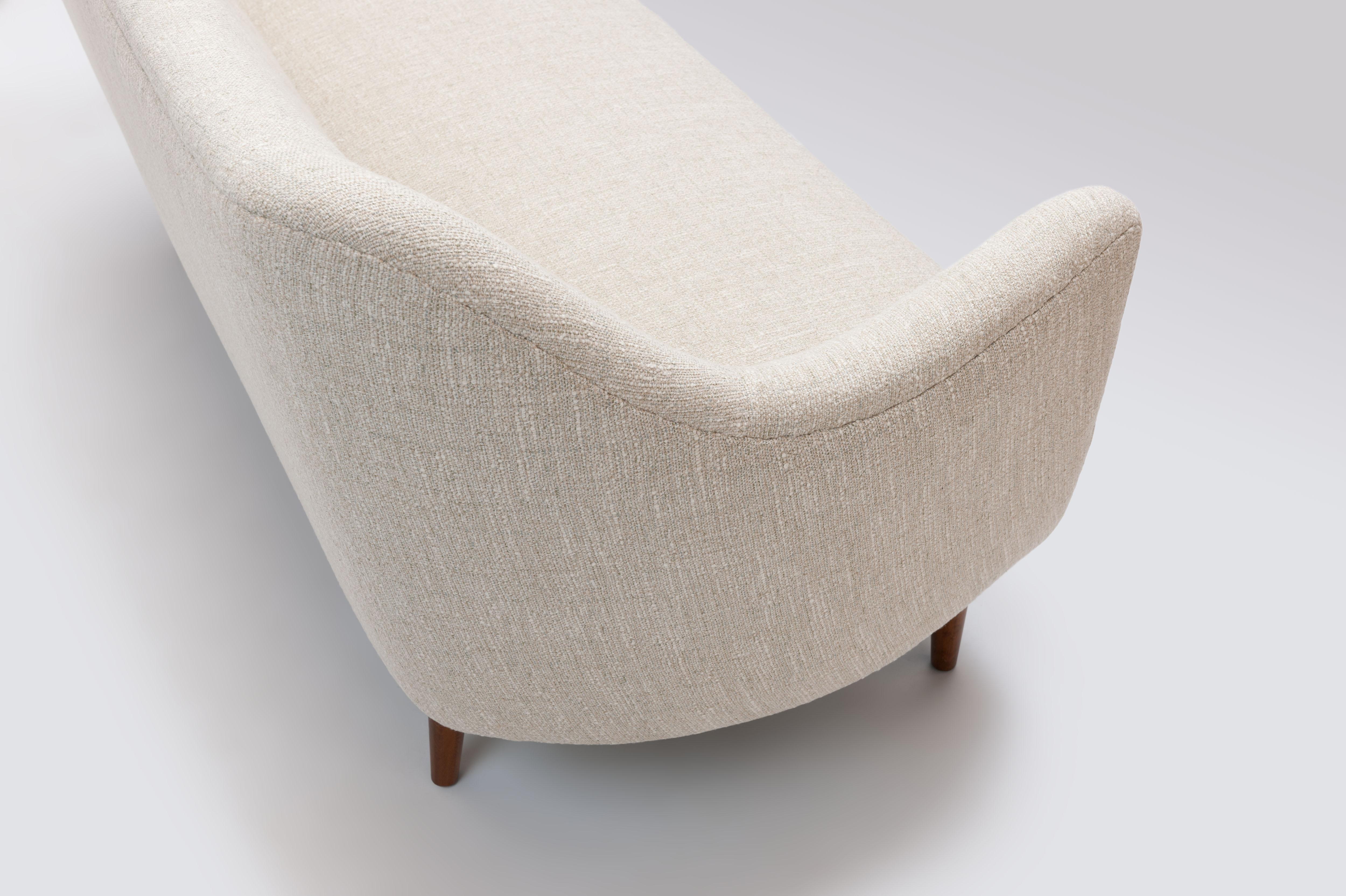 Rare Finn Juhl BO64 3-Seater Sofa by Bovirke 1946, Fully Restored 5