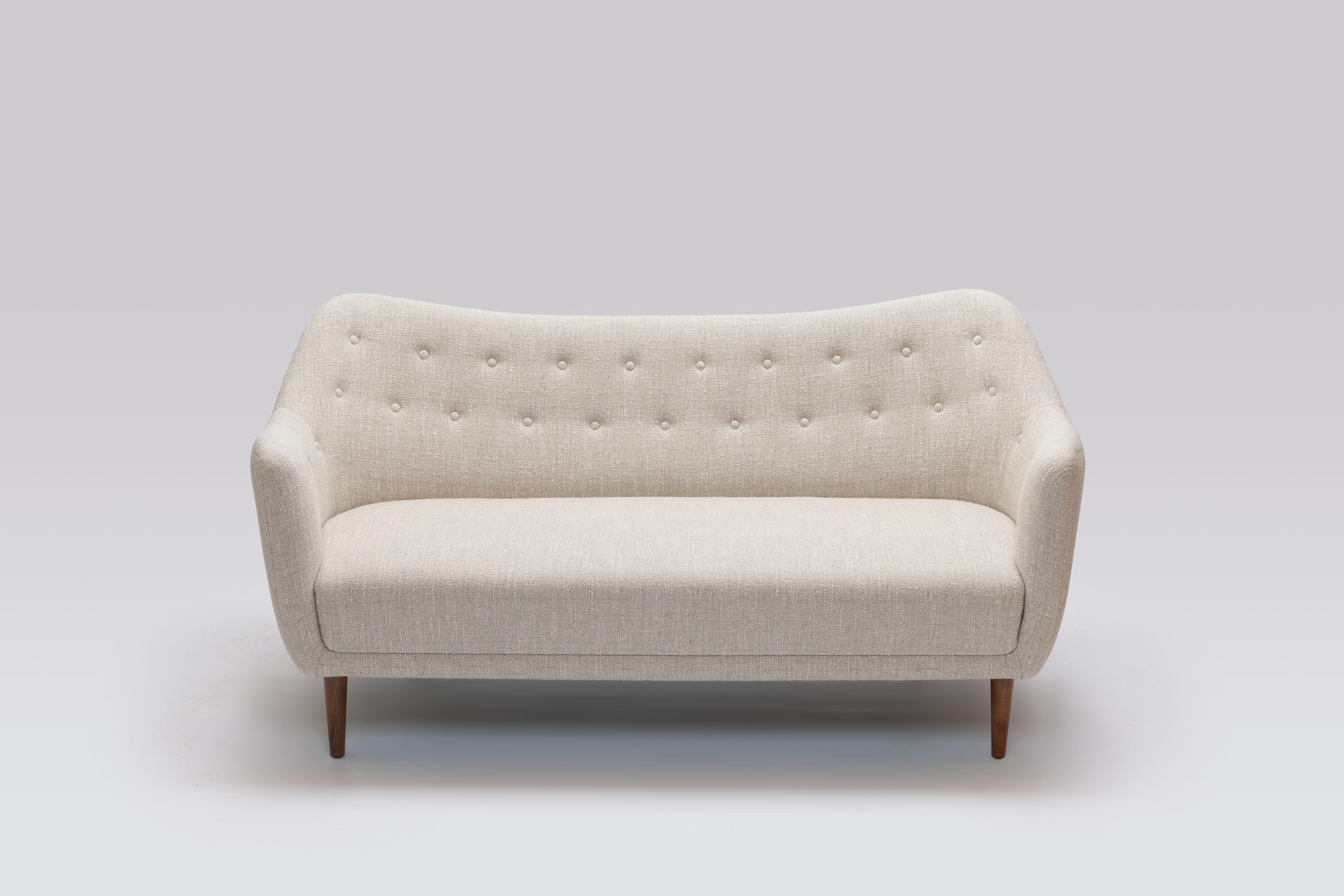 Rare Finn Juhl BO64 3-Seater Sofa by Bovirke 1946, Fully Restored 7