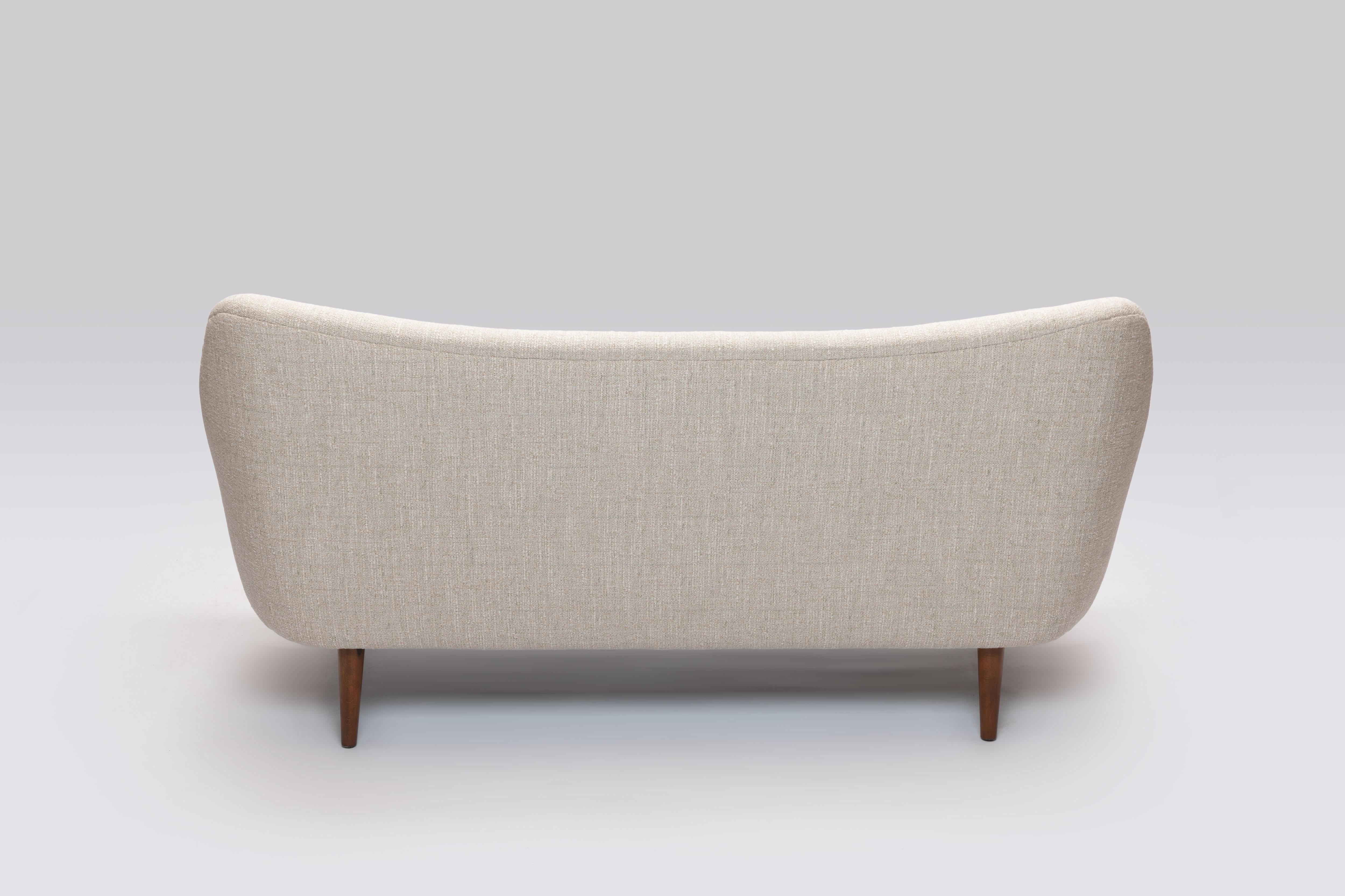 Rare Finn Juhl BO64 3-Seater Sofa by Bovirke 1946, Fully Restored 8