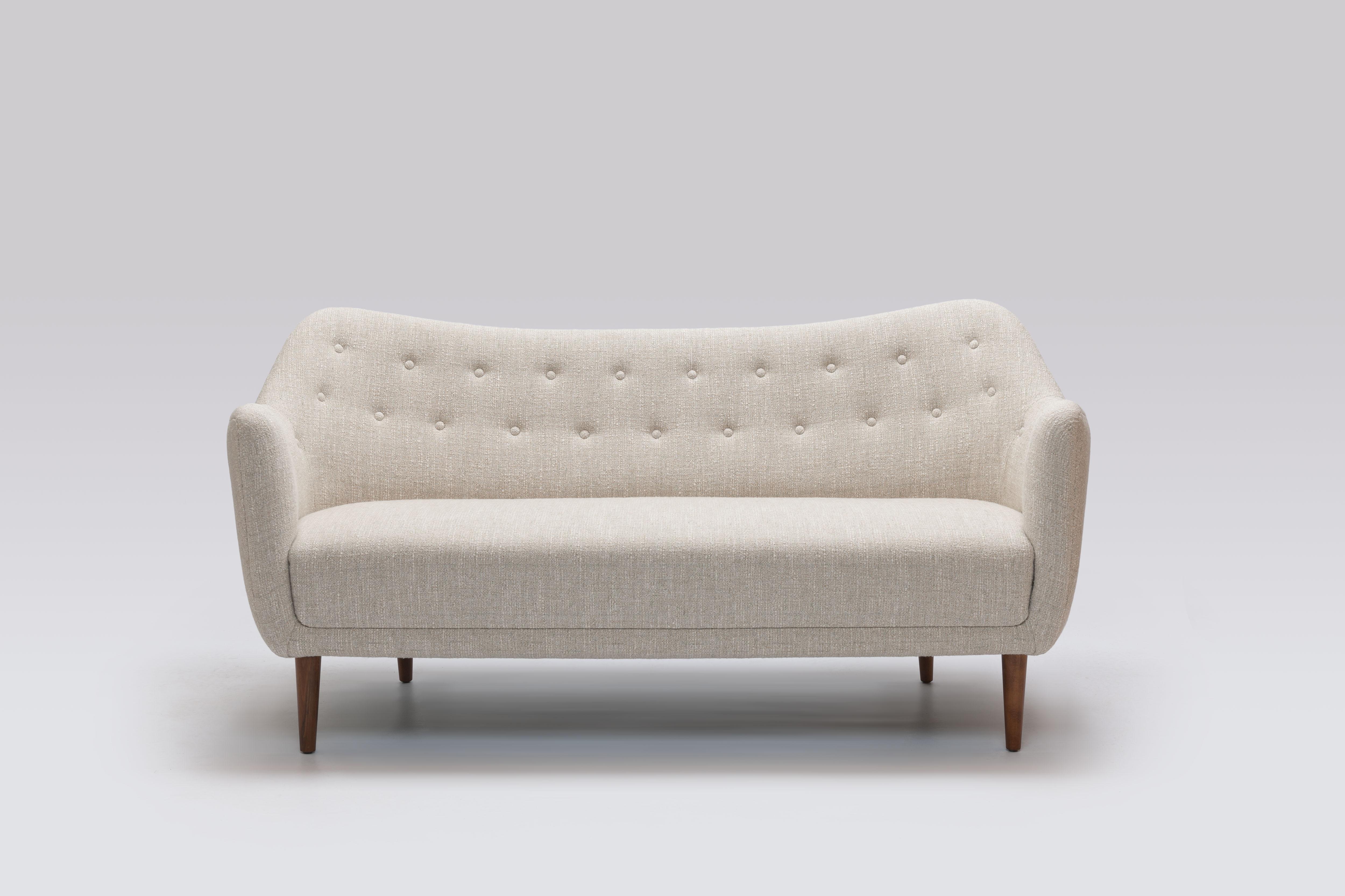 Rare Finn Juhl BO64 3-Seater Sofa by Bovirke 1946, Fully Restored 9