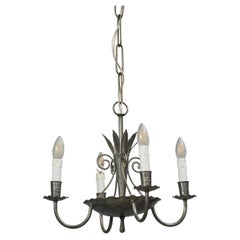 Used Rare Finnish Iron Chandelier Attributed to Paavo Tynell, 1920s