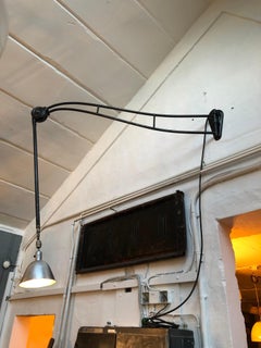 Rare First Edition Antique Triplex Work Lamp by Johan Petter Johansson for ASEA