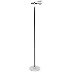 Rare First Edition Ernesto Gismondi Sintesi Terra White Lacquered Floor Lamp