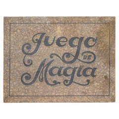 Rara Primera Edición del Juego de Magia Borras, 1933