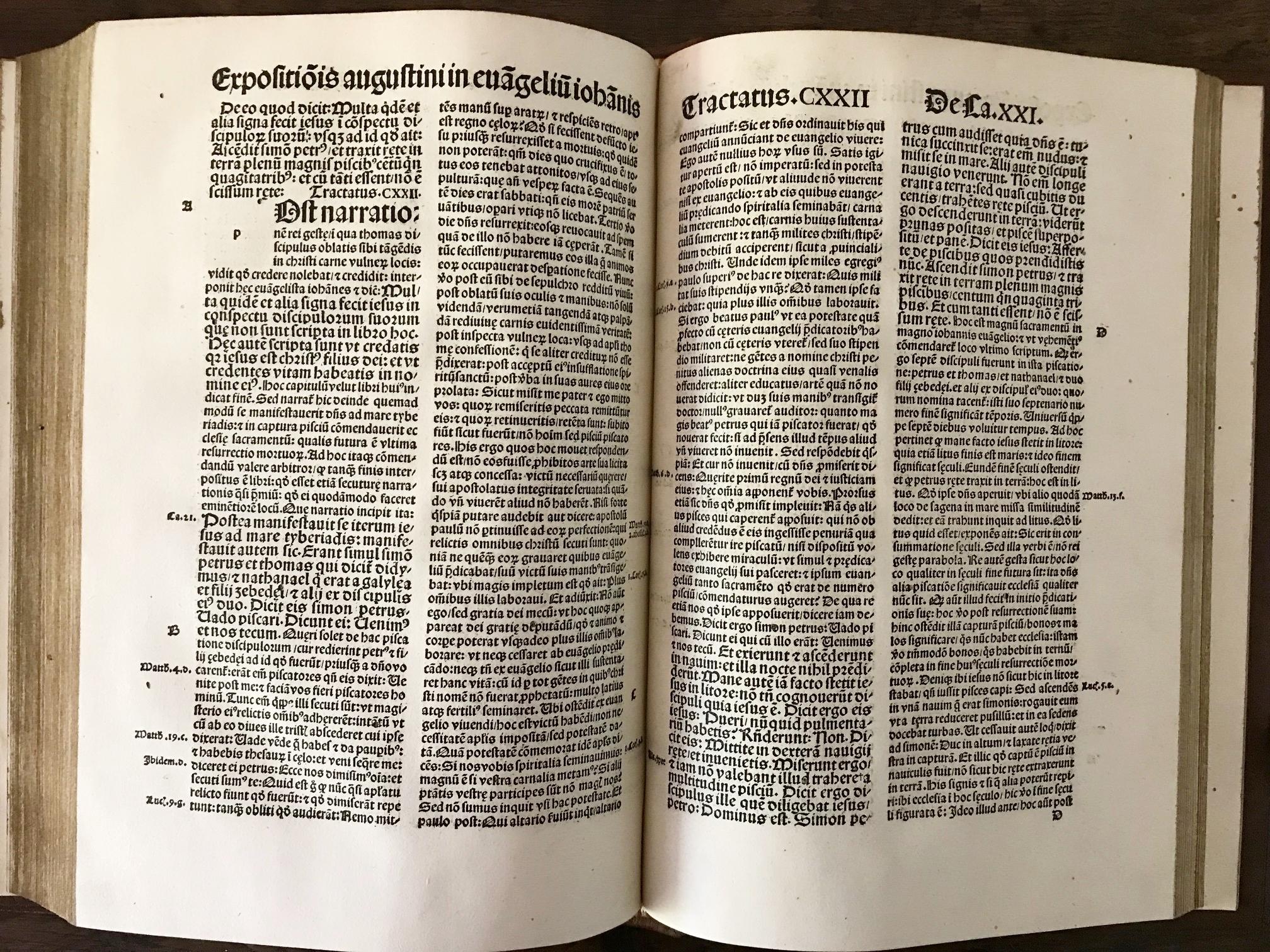 18th Century and Earlier Rare First Edition Post Incunabulum of Saint Augustine, 1509 For Sale