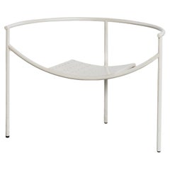 Rare first edition post-modern Dr Sonderbar chair in white by Philippe Starck