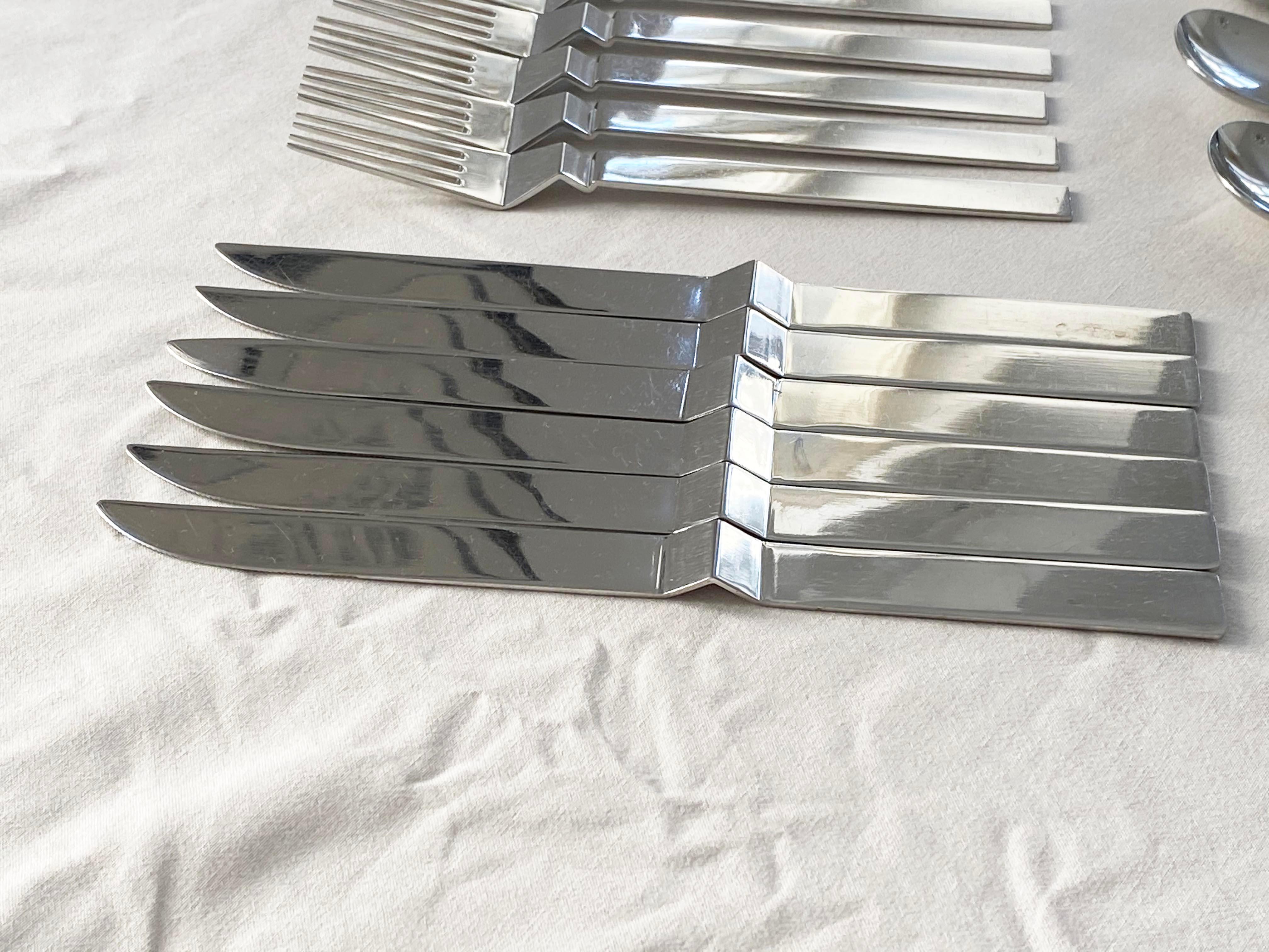 Austrian Rare Flatware Cutlery by Bob Patino for Berndorf For Sale