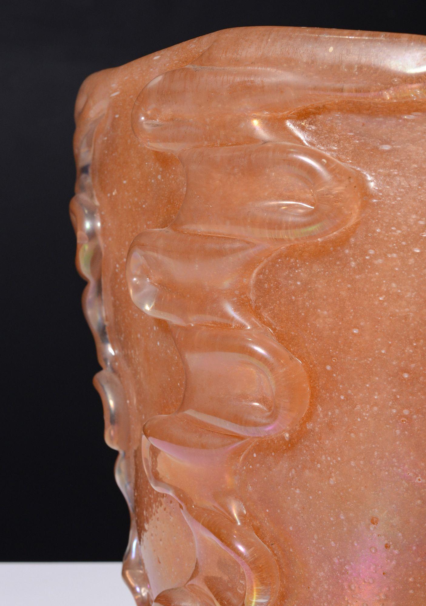 XX secolo Raro vaso BOLLICINO di Flavio Poli, Murano in vendita