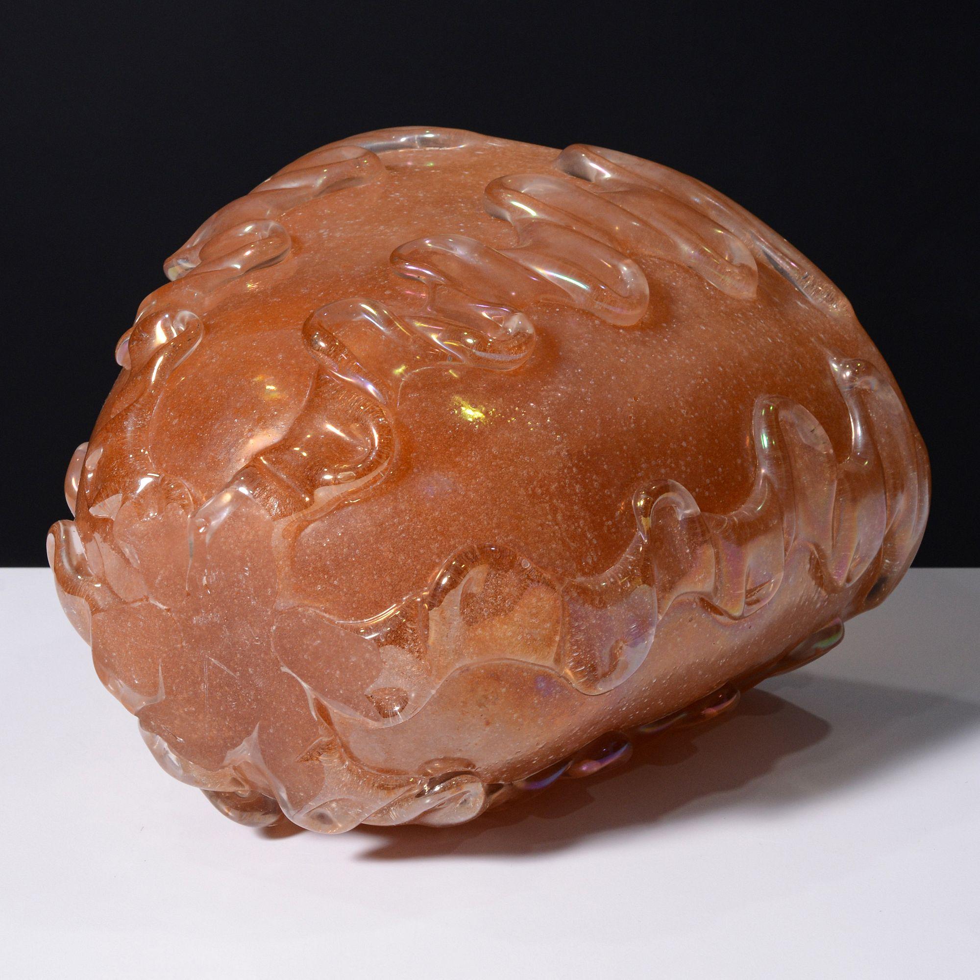 Raro vaso BOLLICINO di Flavio Poli, Murano in vendita 1