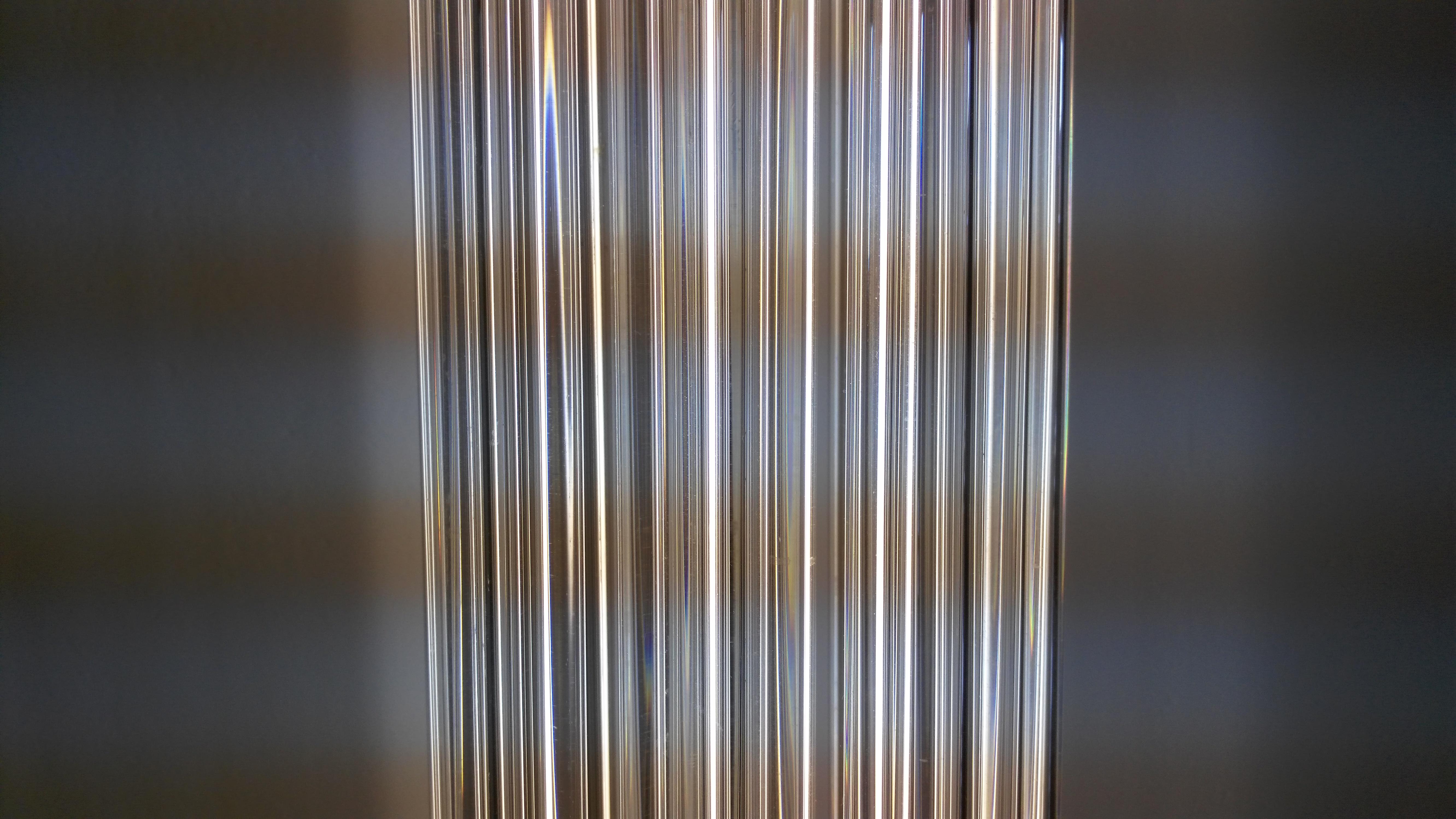 Rare Floor Glass Lamp Kamenicky Senov / Preciosa, 1970s 1