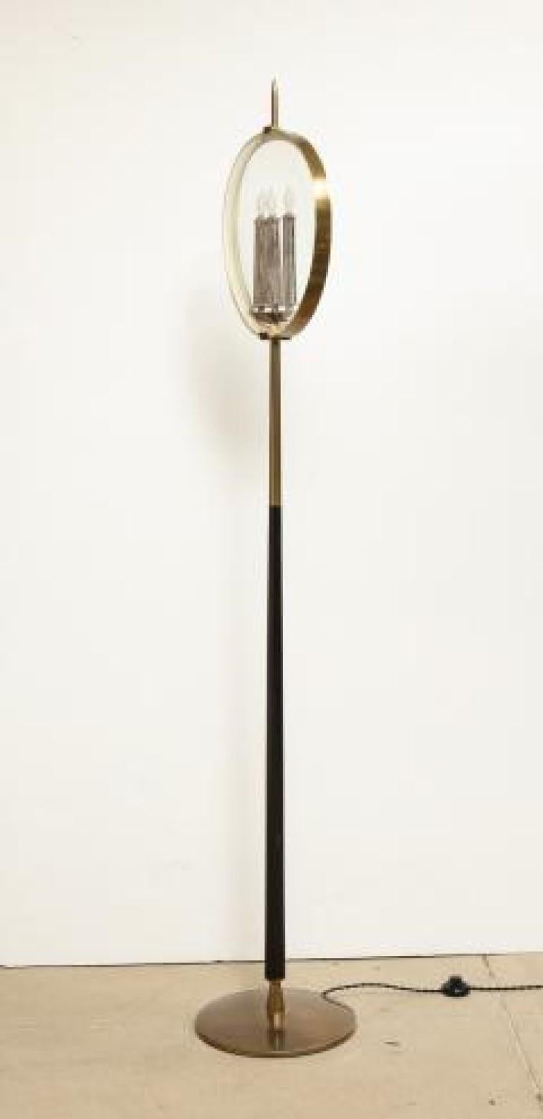 Max Ingrand Floor Lamp #1569 In Good Condition For Sale In New York, NY