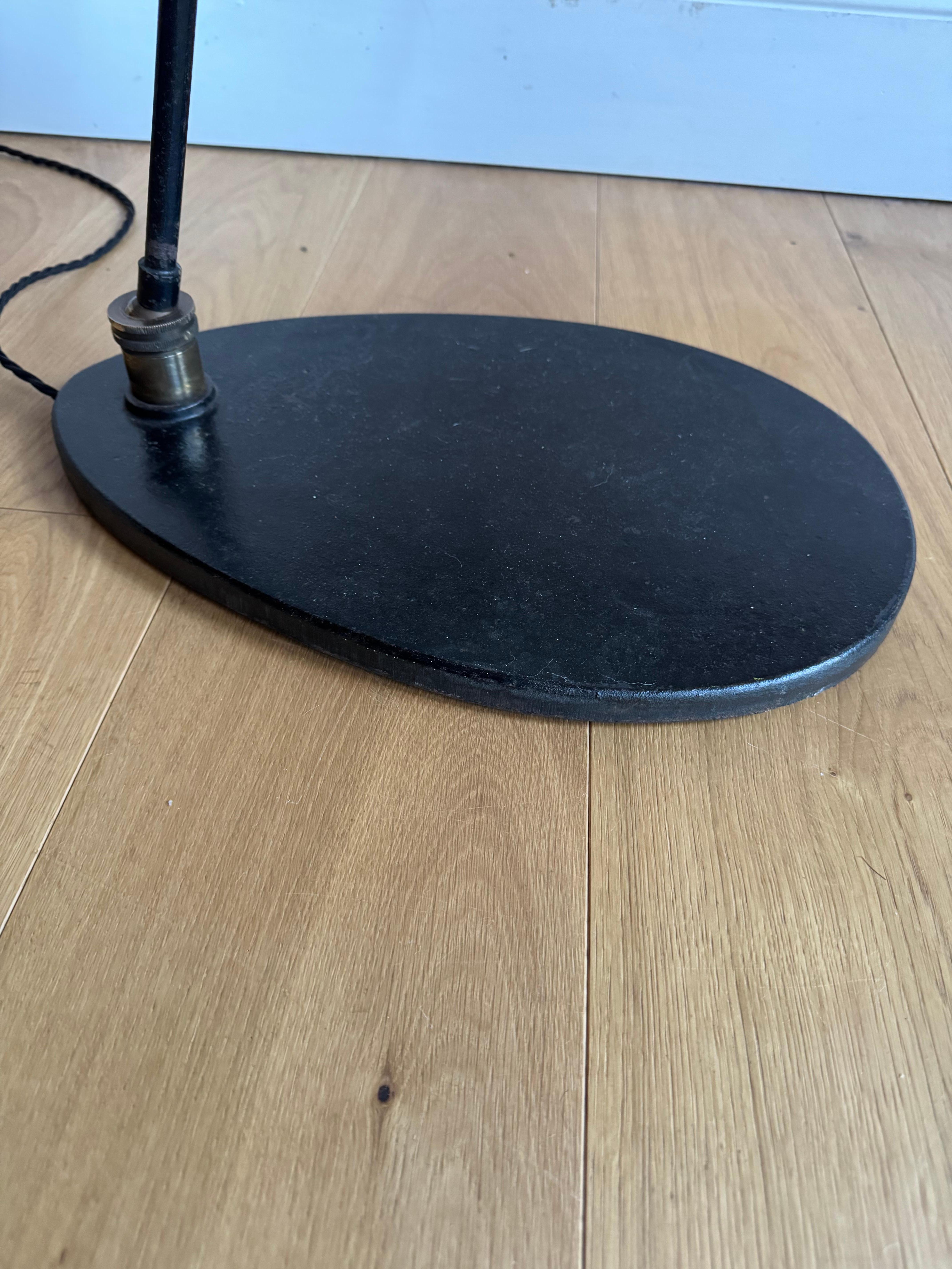 French Rare floor lamp attributed to Gerard Guermonprez For Sale