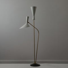 Seltene Stehlampe von Carl Moor für BAG Turgi, selten