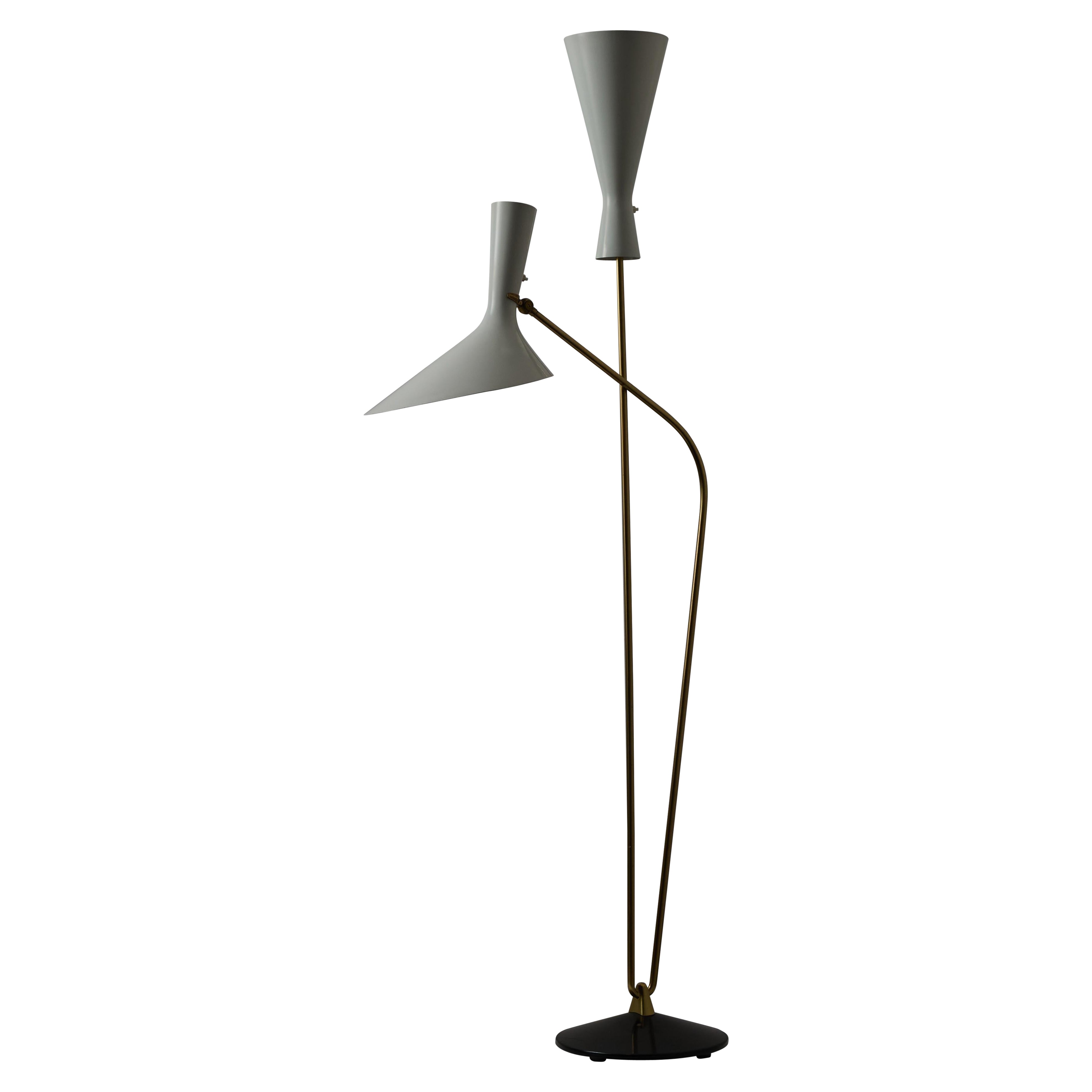 Rare Floor Lamp by Carl Moor for BAG Turgi
