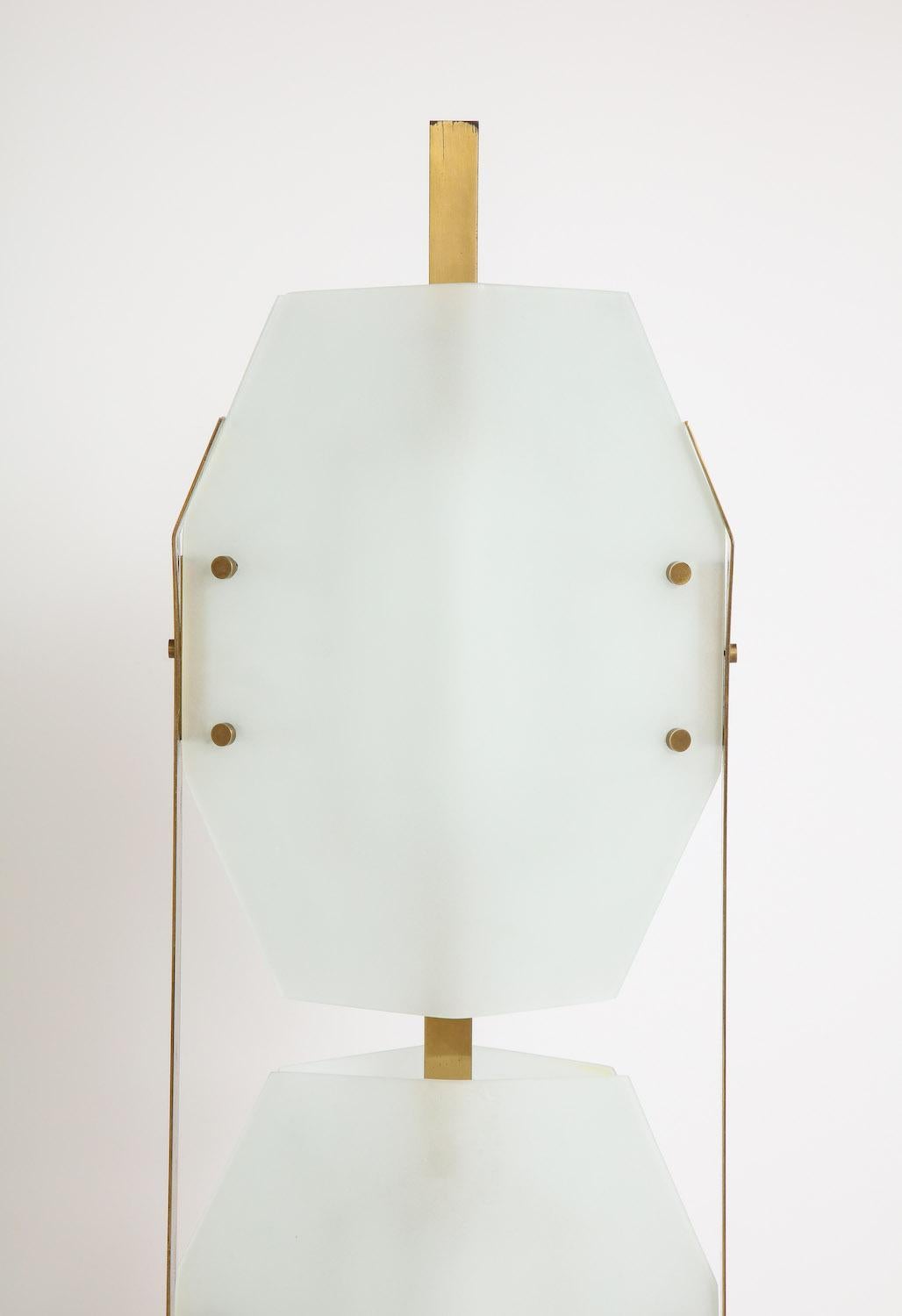 Italian Rare Floor Lamp by Elio Monesi for Arredoluce