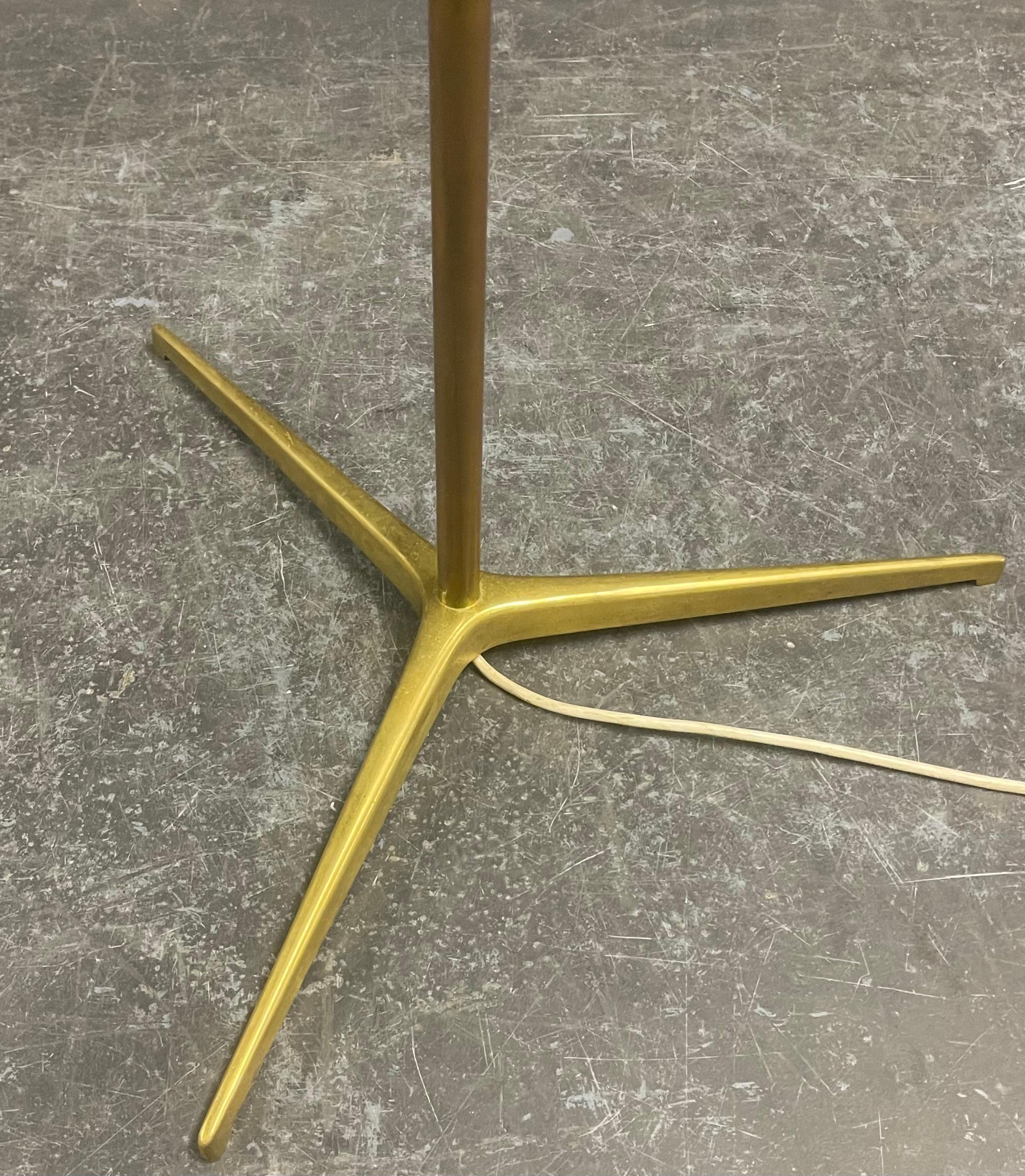 very rare floor lamp by ostuni. we are very happy to own two of these beauties. the other one with black shades...