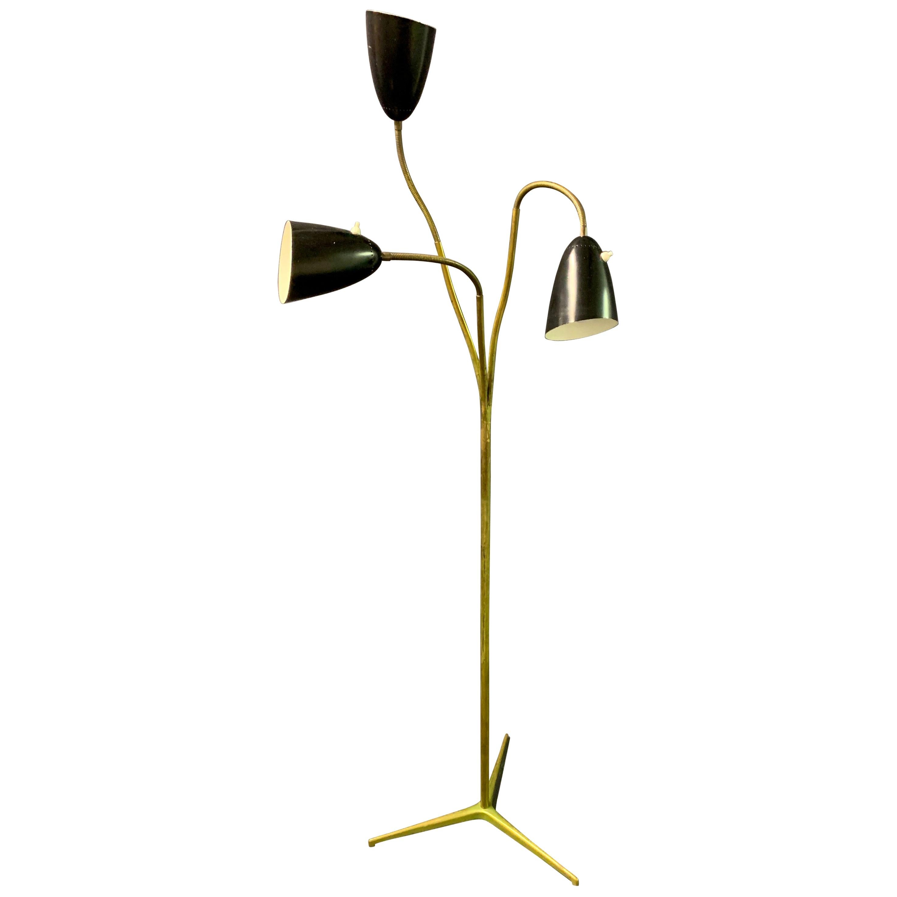 Rare Floor Lamp by Giuseppe Ostuni for O-Luce