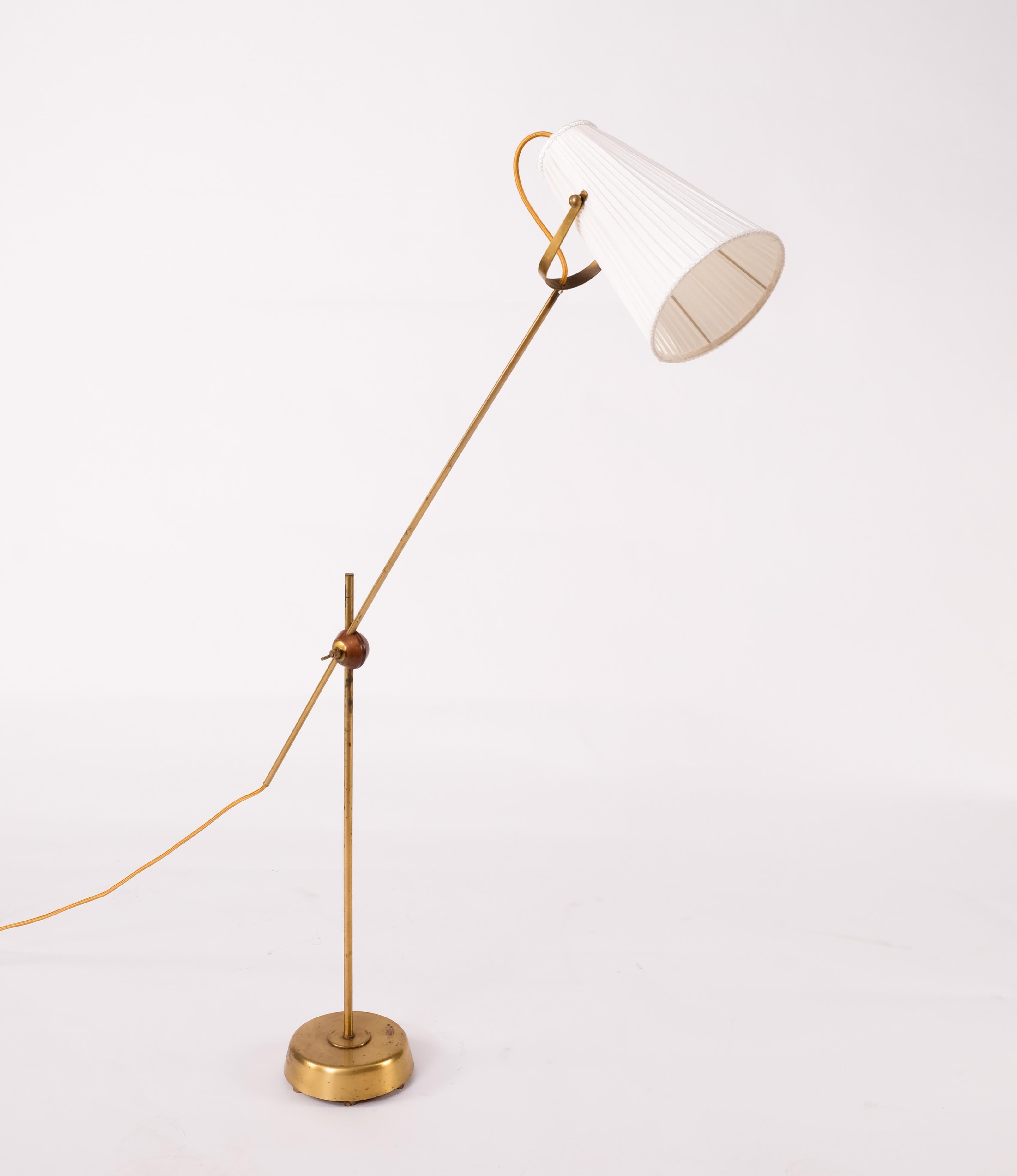 Rare Floor Lamp by Hans Bergström, Ateljé Lyktan, 1950s For Sale 6