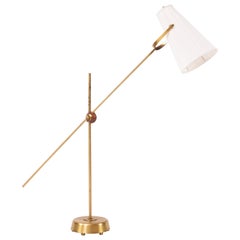 Rare Floor Lamp by Hans Bergström, Ateljé Lyktan, 1950s