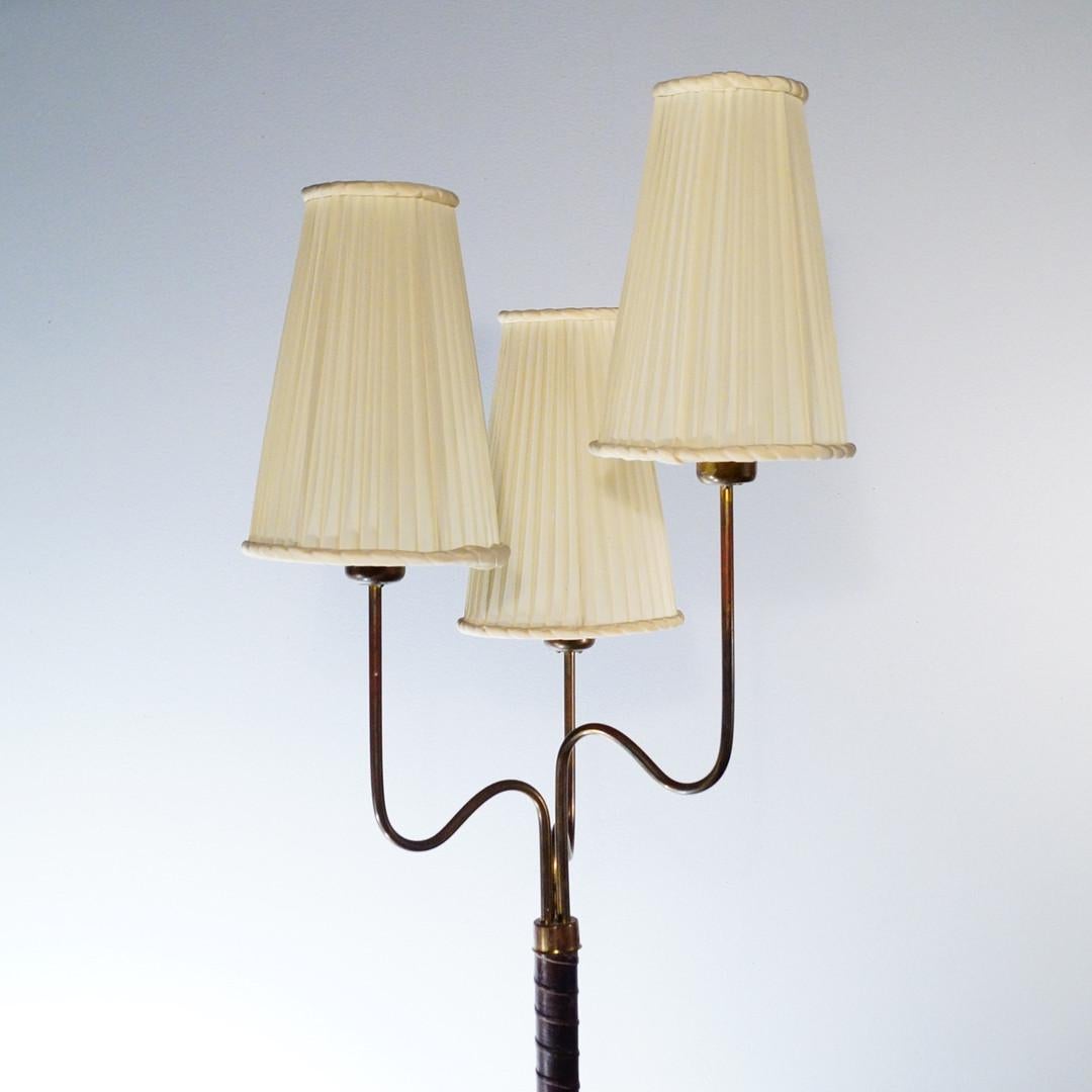 Swedish Rare Floor Lamp by Hans Bergström for ASEA from the 1946s For Sale