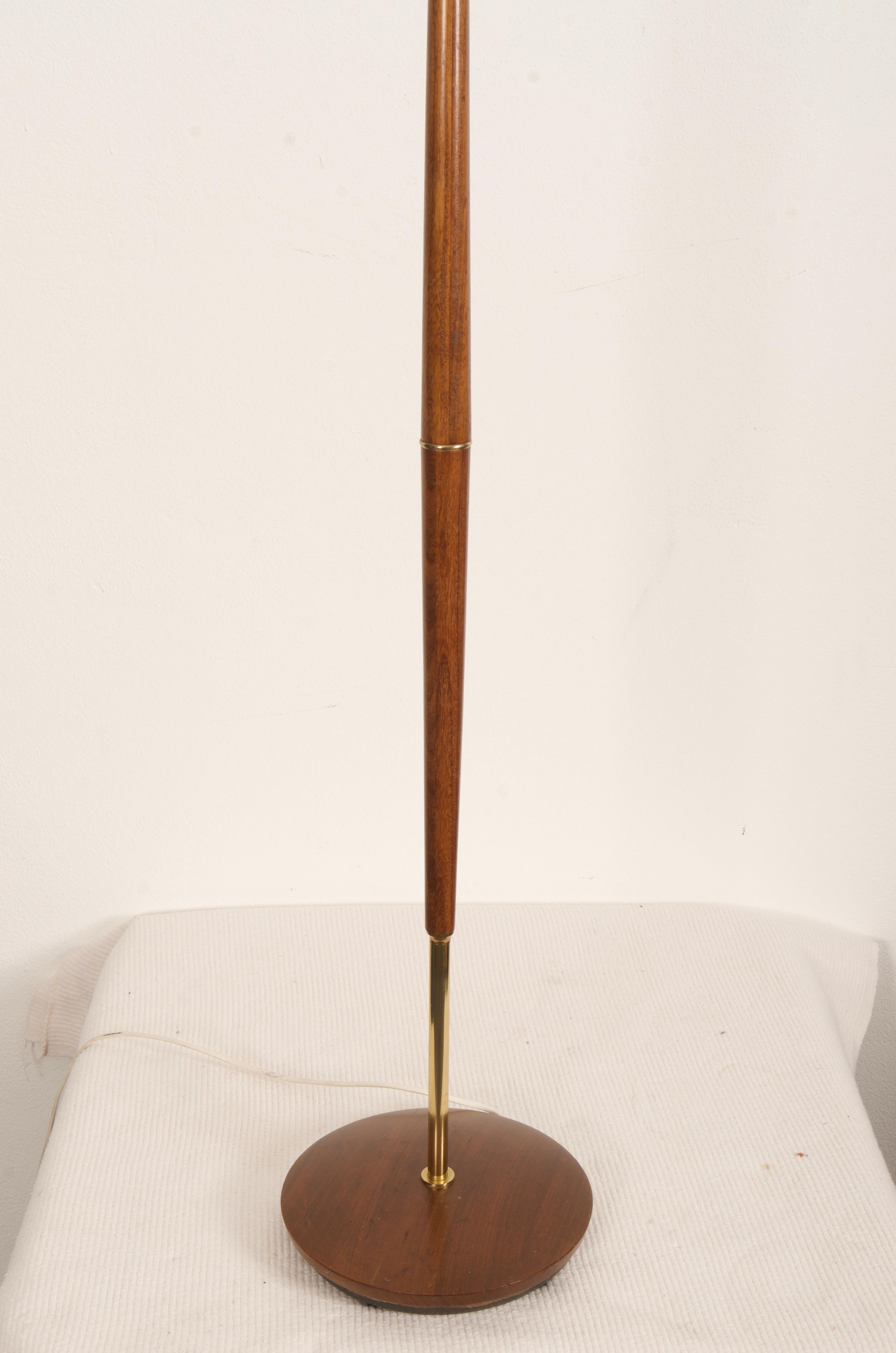 Rare Floor Lamp by Hans Bergström for Ateljé Lyktan from the 1950s 3