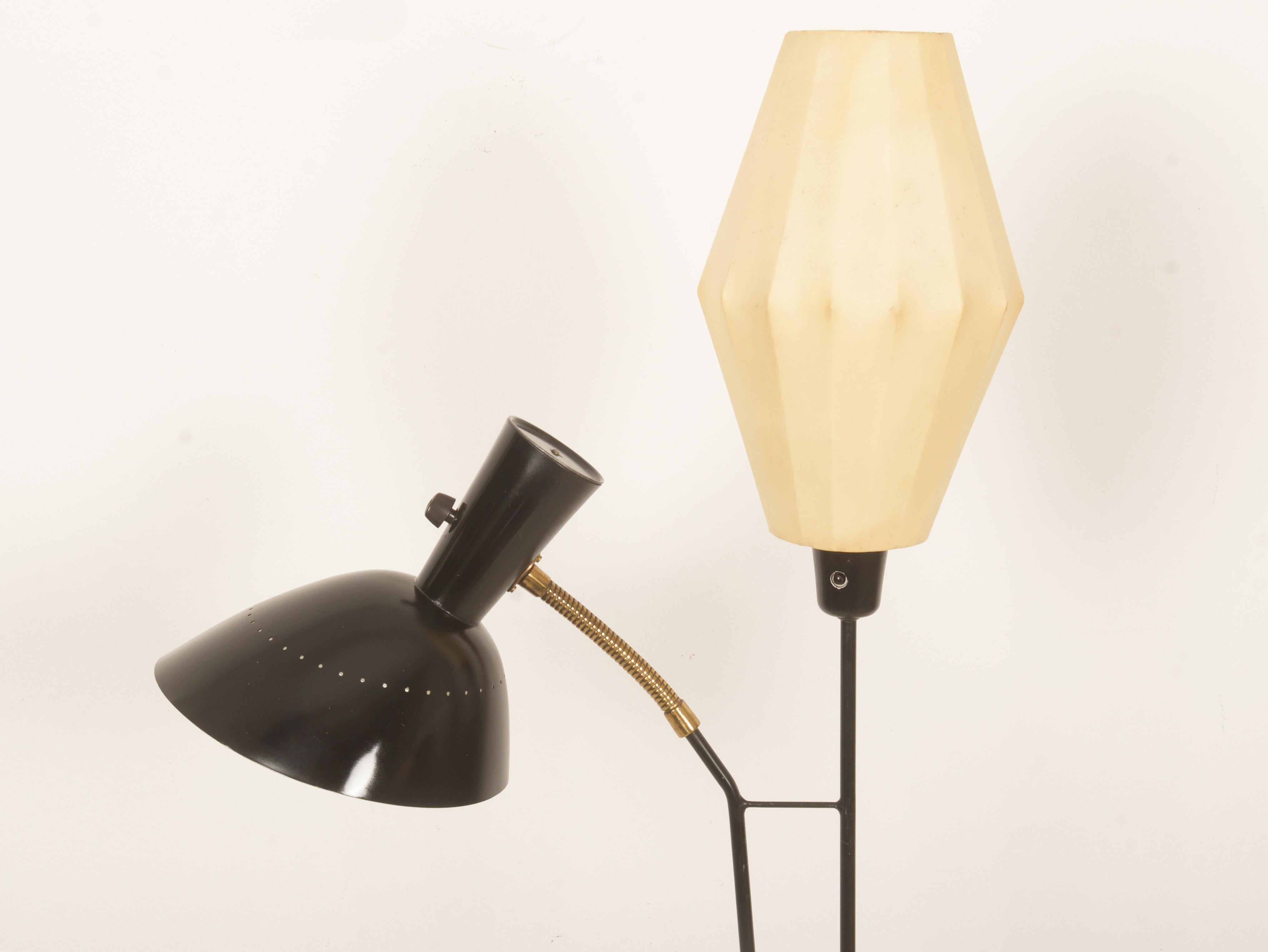 Rare Floor Lamp by Hans Bergström for Ateljé Lyktan from the 1950s For Sale 2