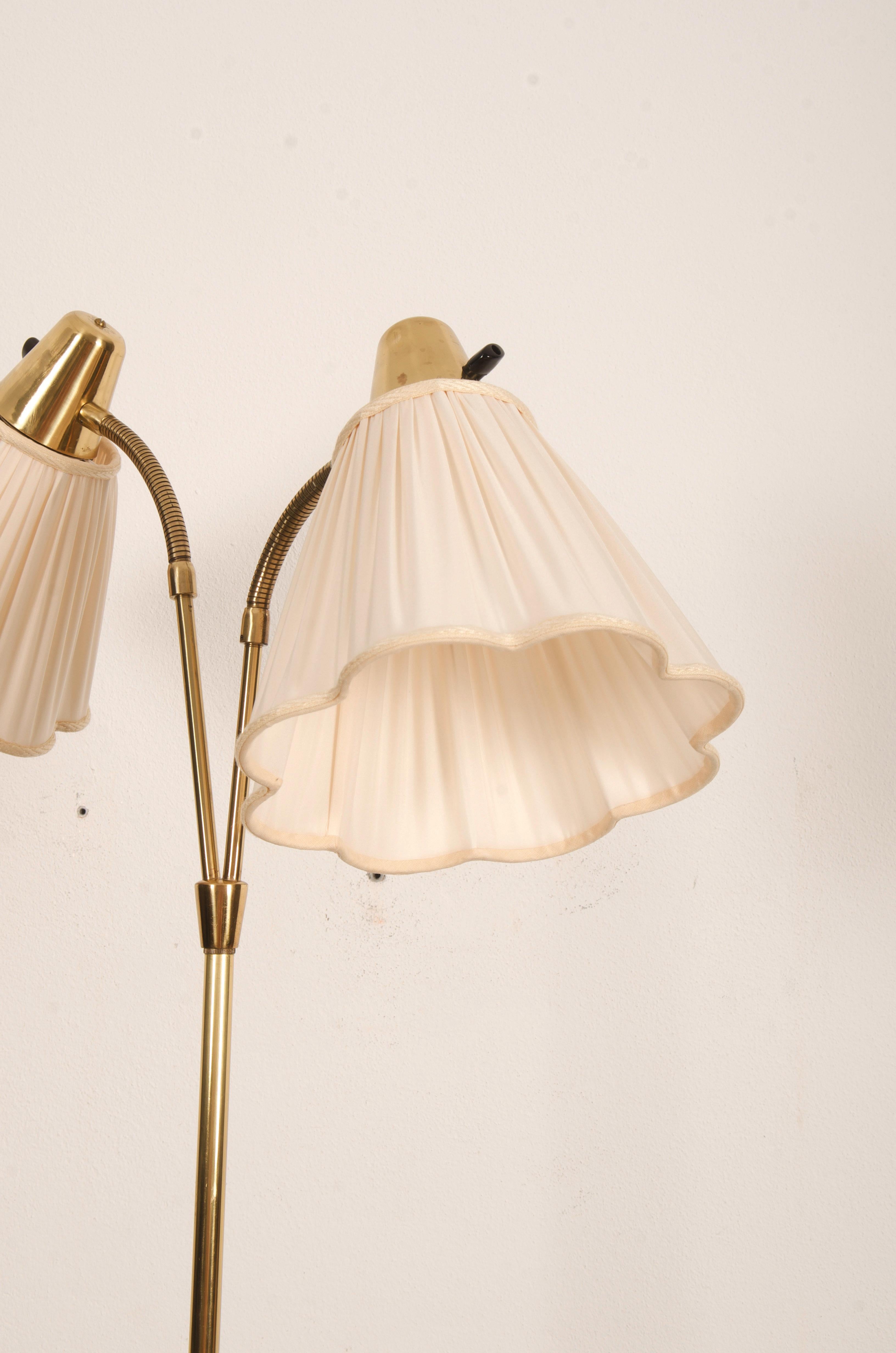 Rare Floor Lamp by Hans Bergström for Ateljé Lyktan from the 1950s 4