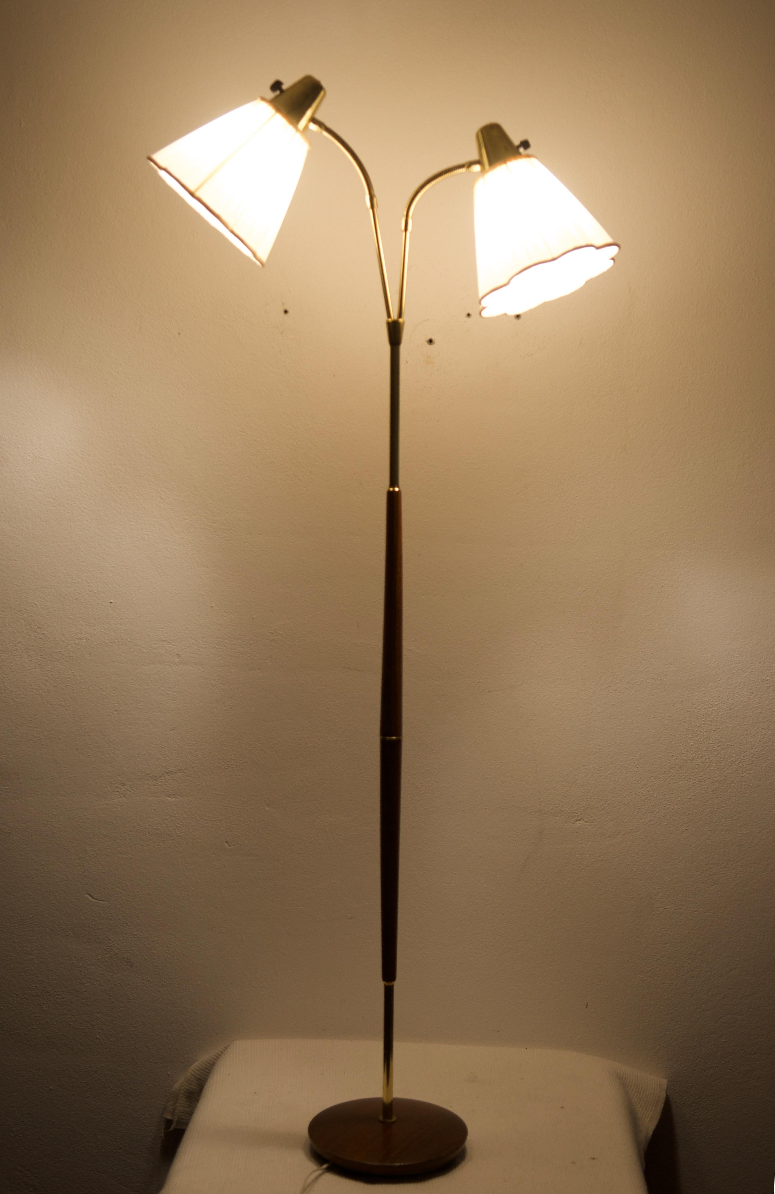 Rare Floor Lamp by Hans Bergström for Ateljé Lyktan from the 1950s 5