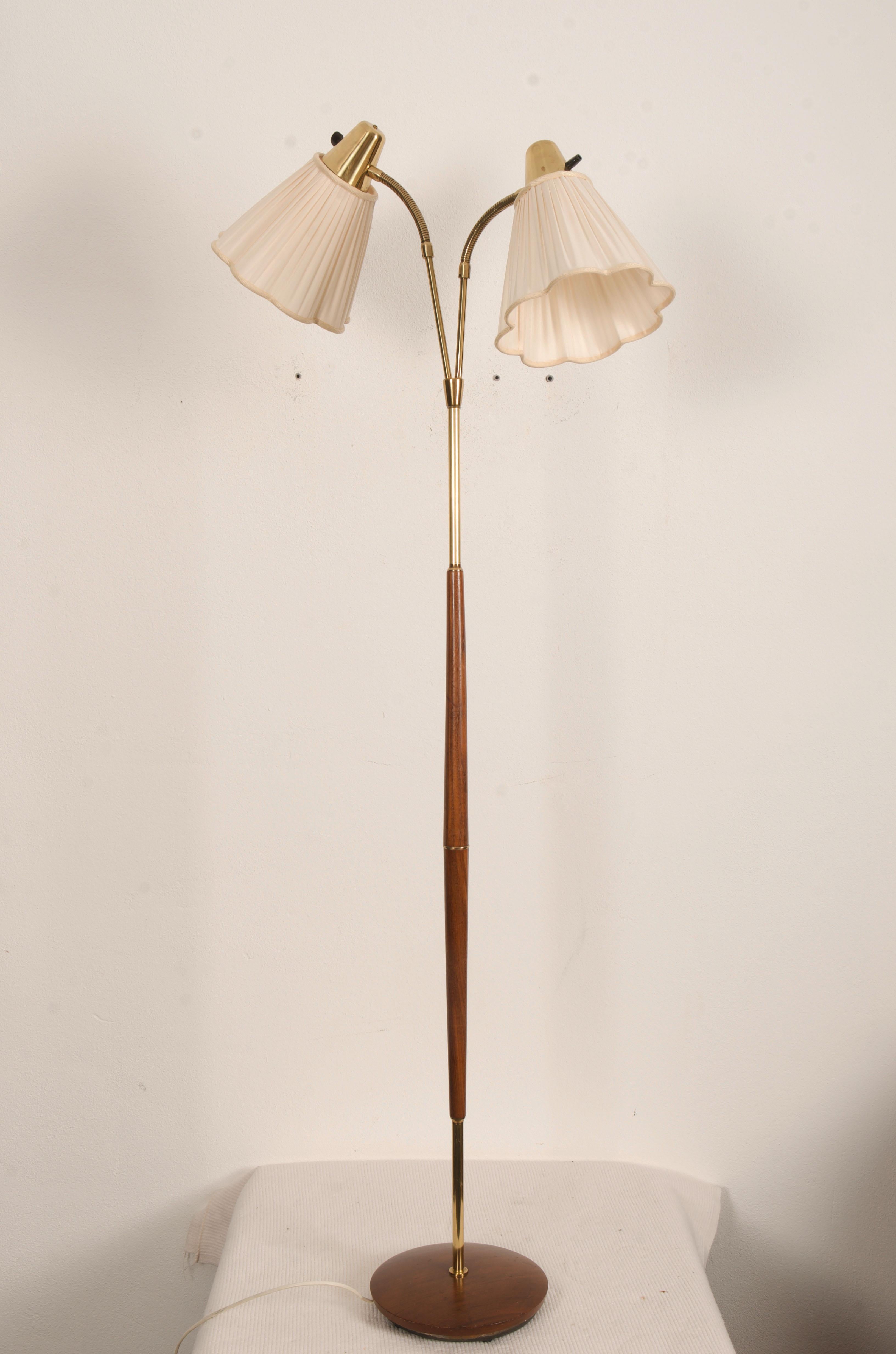 Rare Floor Lamp by Hans Bergström for Ateljé Lyktan from the 1950s 10