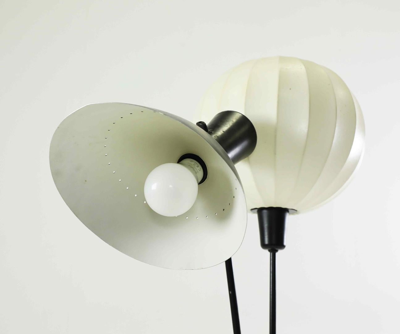 Scandinavian Modern Rare Floor Lamp by Hans Bergström for Ateljé Lyktan from the 1950s For Sale