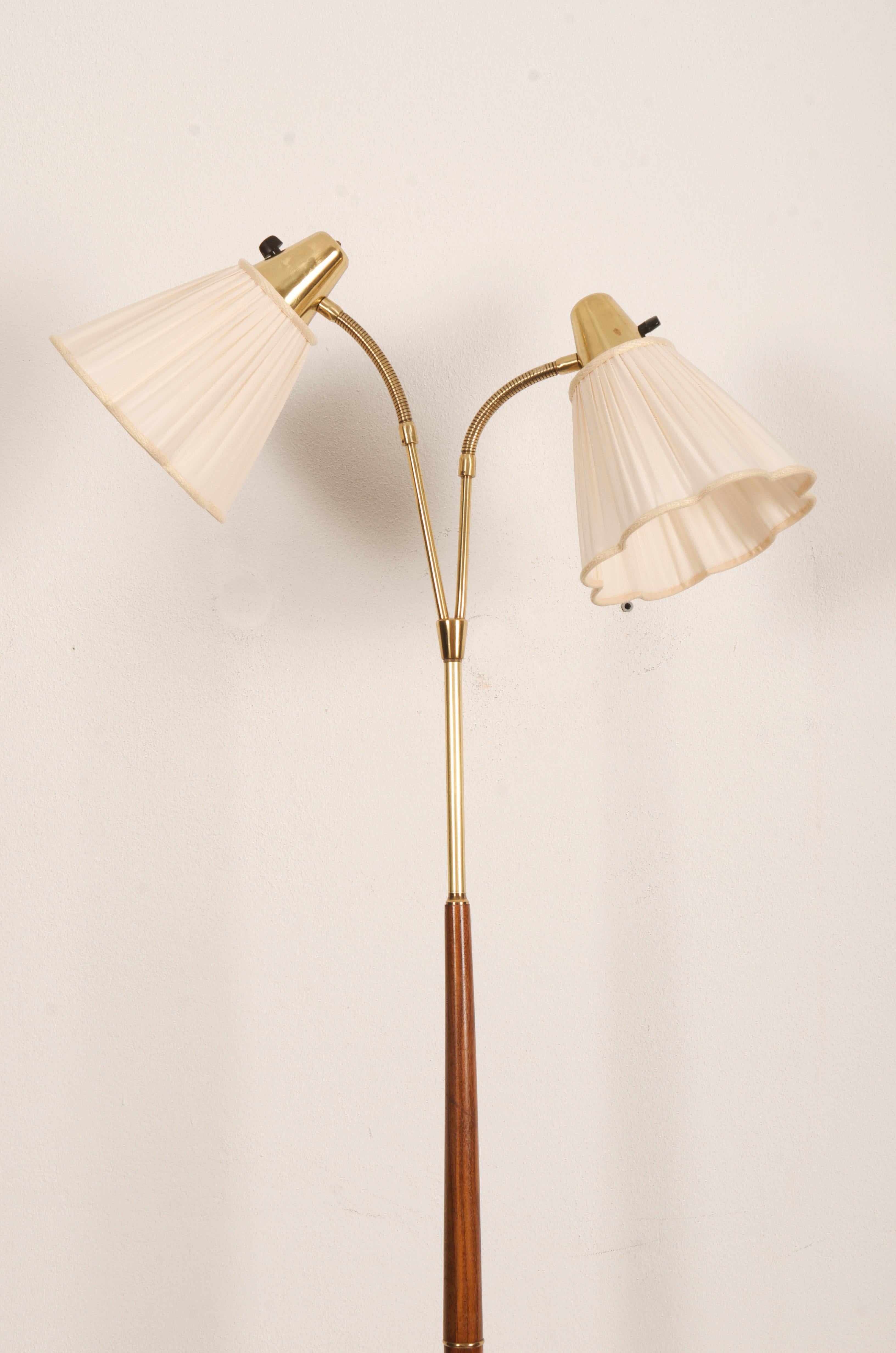 Mid-20th Century Rare Floor Lamp by Hans Bergström for Ateljé Lyktan from the 1950s
