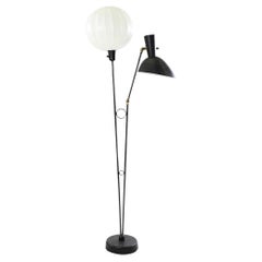 Rare Floor Lamp by Hans Bergström for Ateljé Lyktan from the 1950s