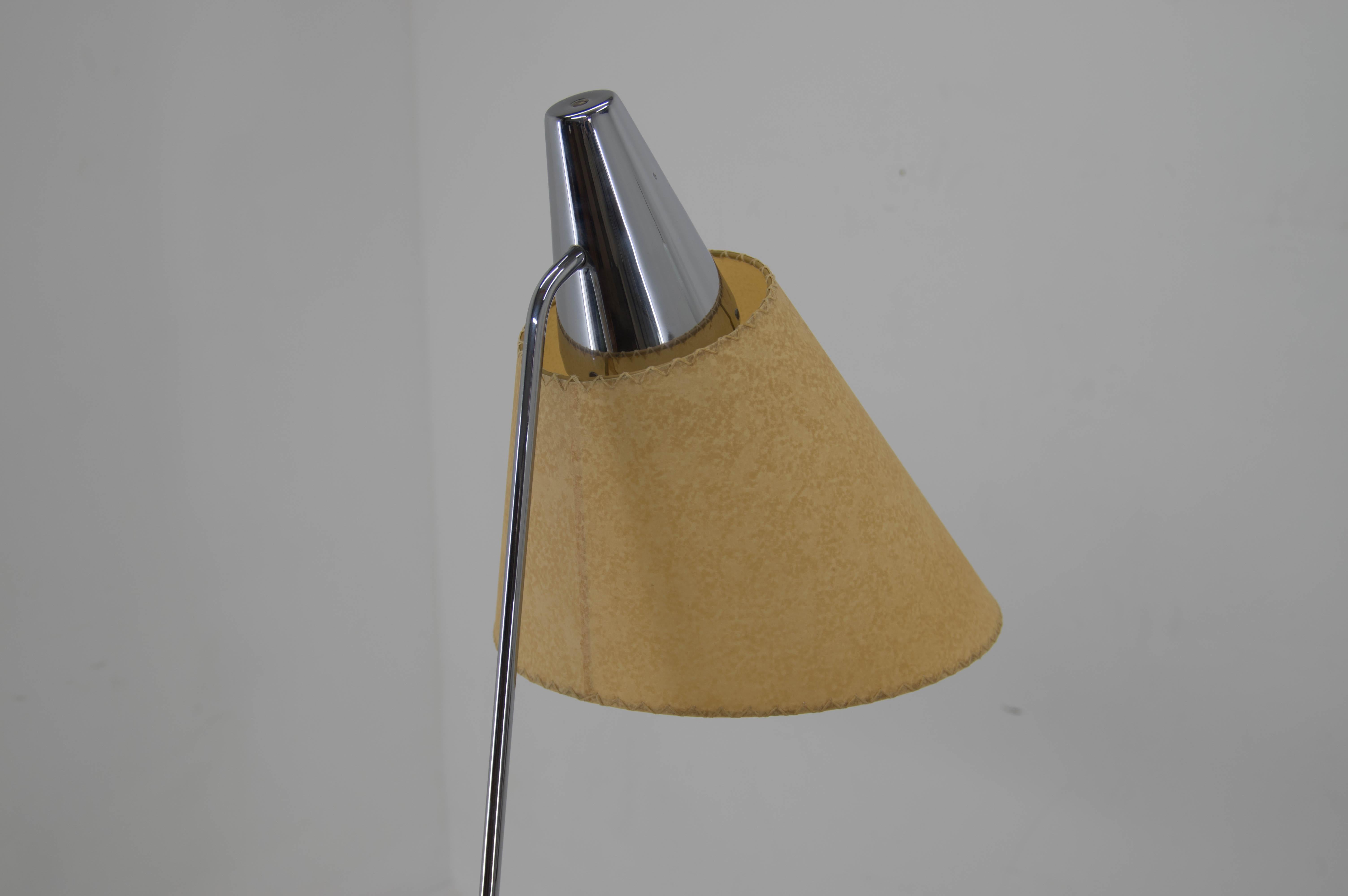 Rare Floor Lamp by Hurka for Napako, 1950s, Restored For Sale 8