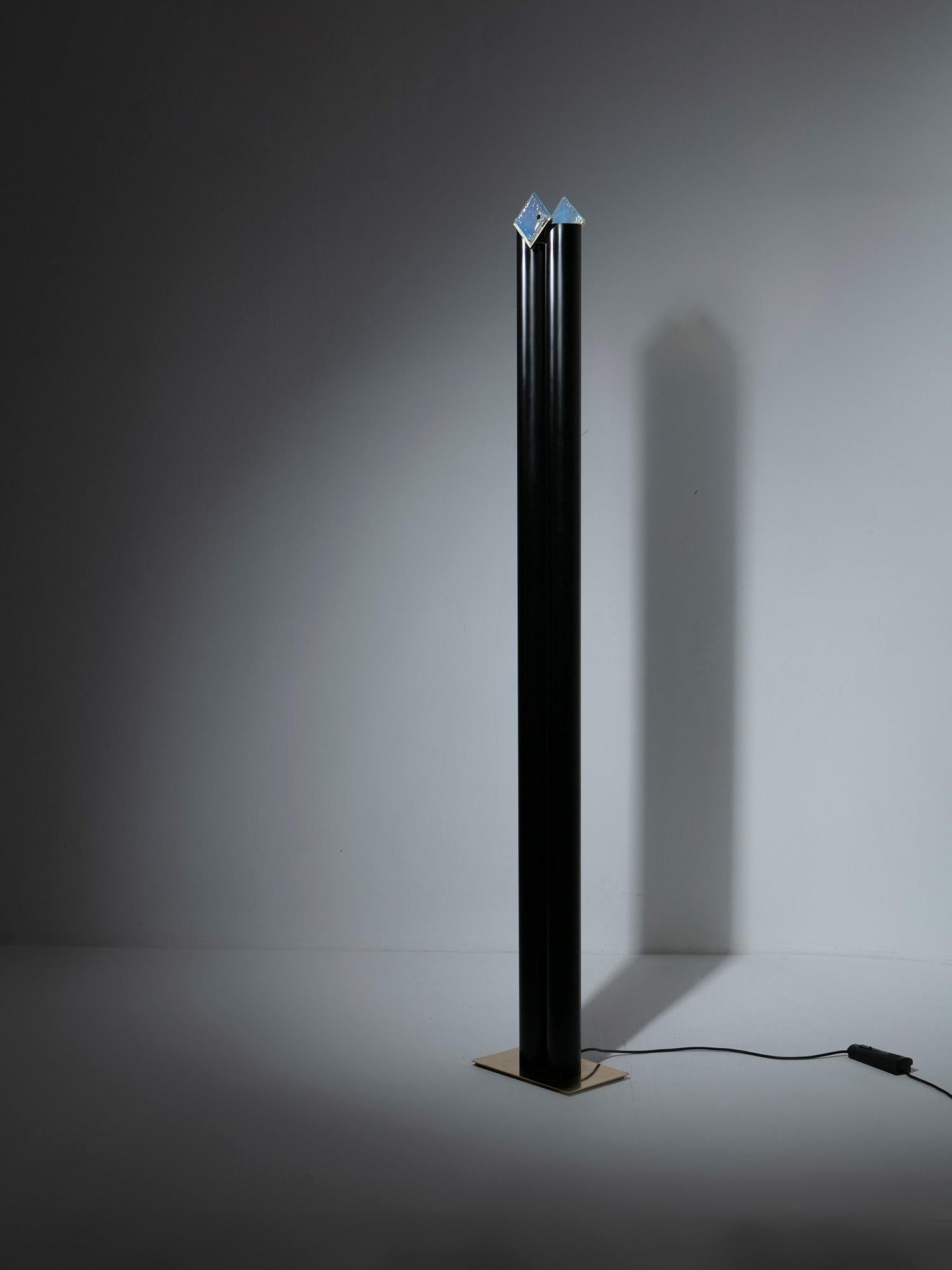 Rare Floor Lamp by iTre Murano, Italy, 1970s In Good Condition In Milan, IT
