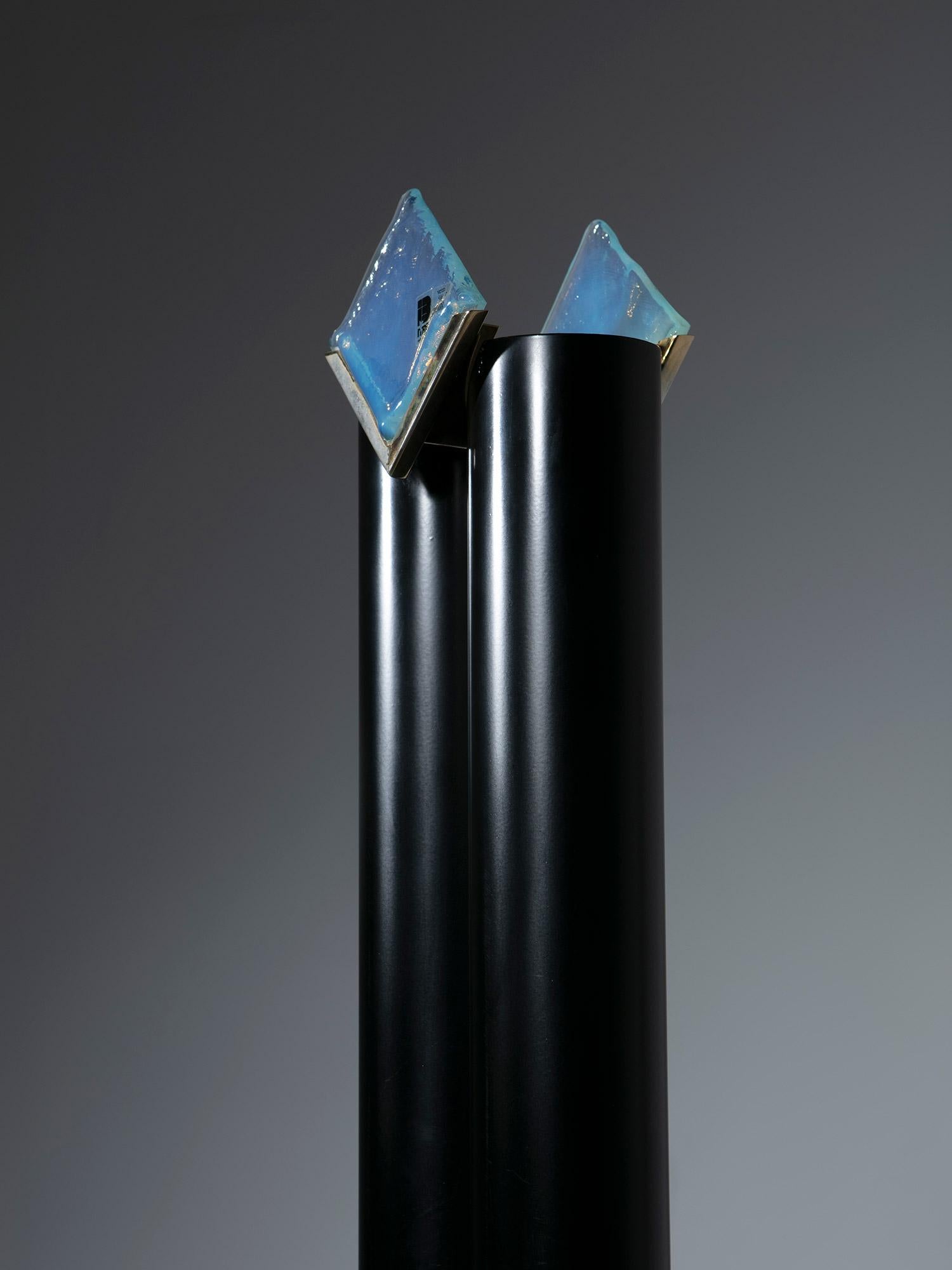 Rare Floor Lamp by iTre Murano, Italy, 1970s 1