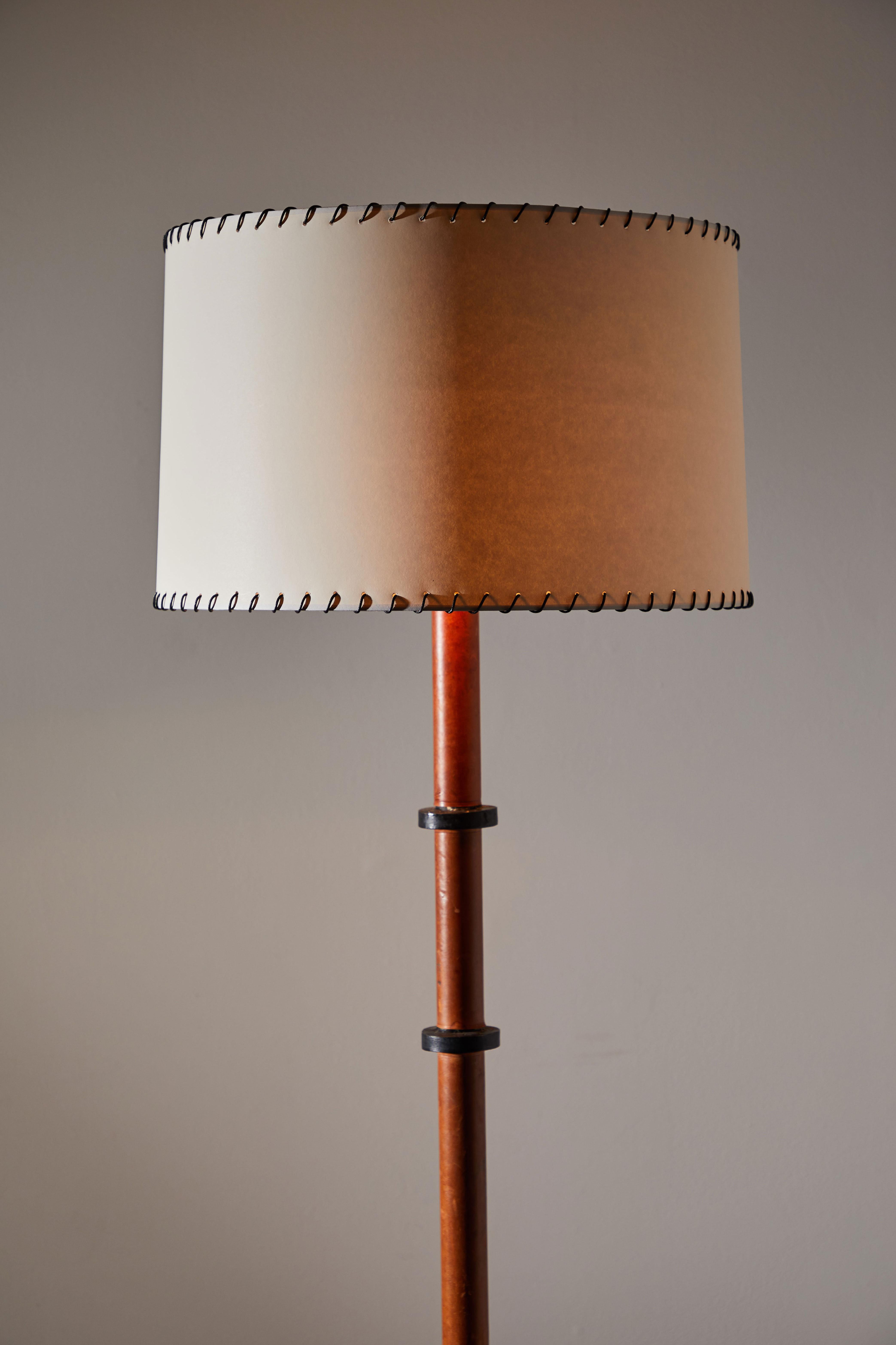 Mid-Century Modern Rare Floor Lamp in the Style of Jacques Adnet