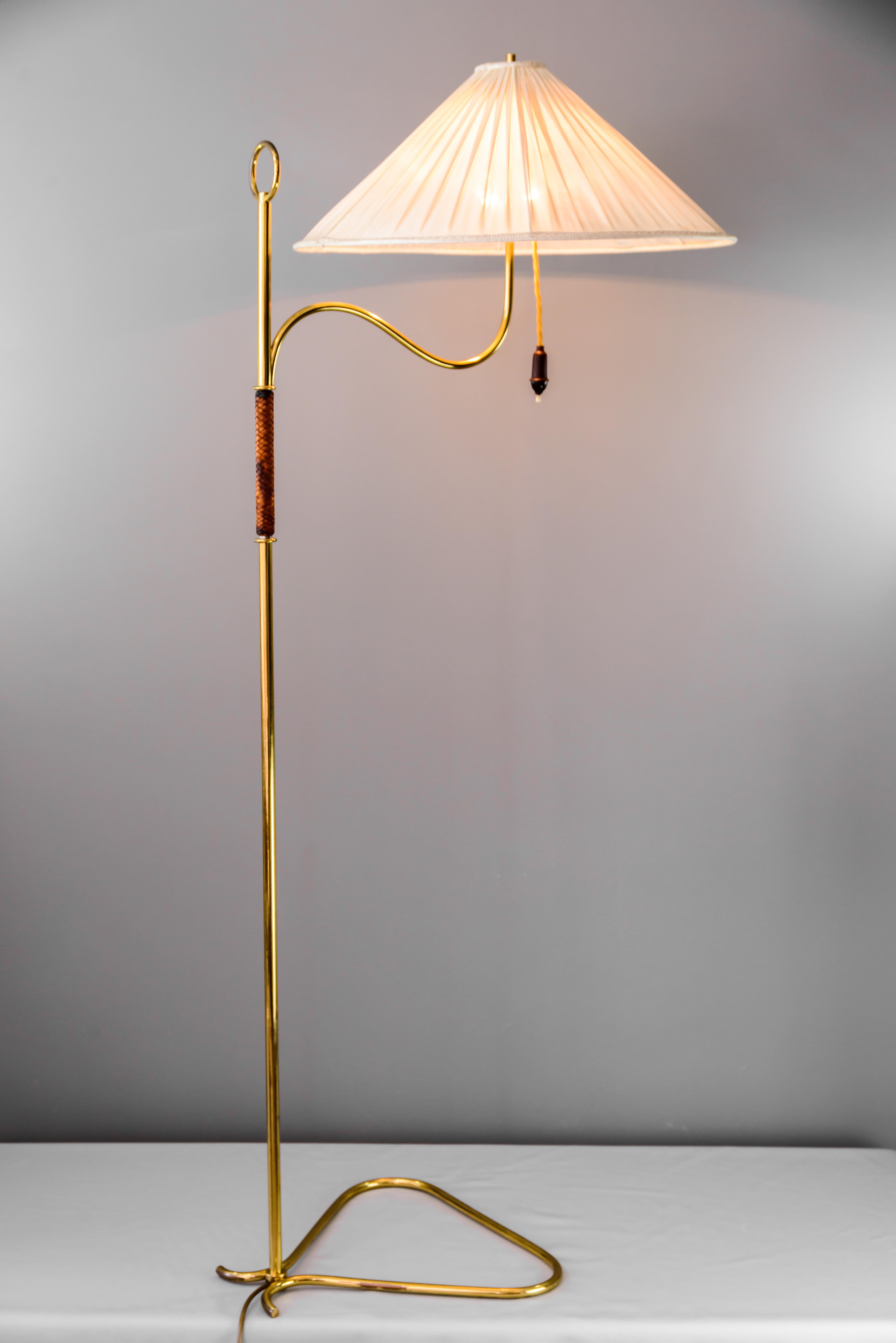 Rare Floor Lamp by Josef Frank, Execution J. T. Kalmar, Vienna, circa 1950s 13