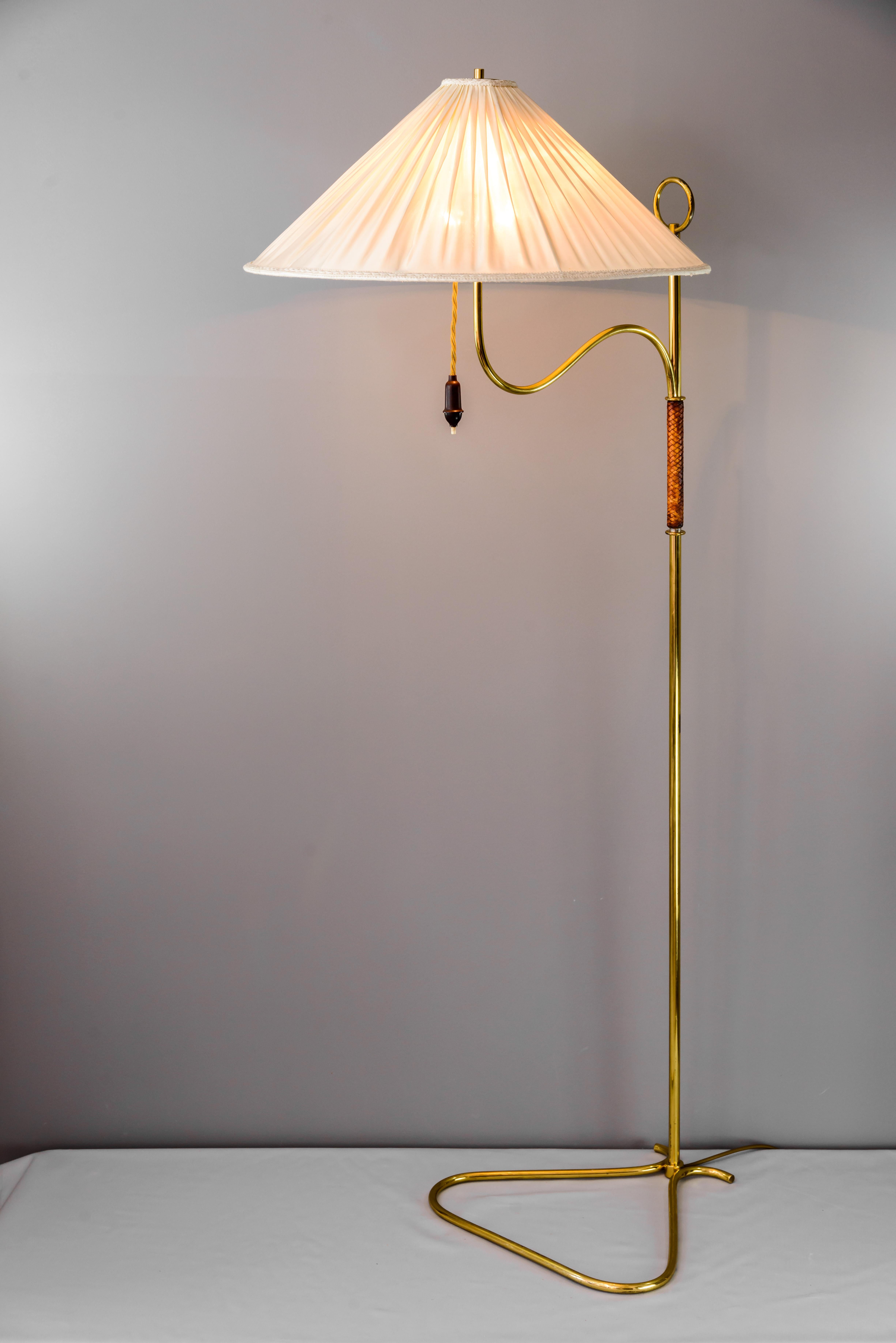 Austrian Rare Floor Lamp by Josef Frank, Execution J. T. Kalmar, Vienna, circa 1950s