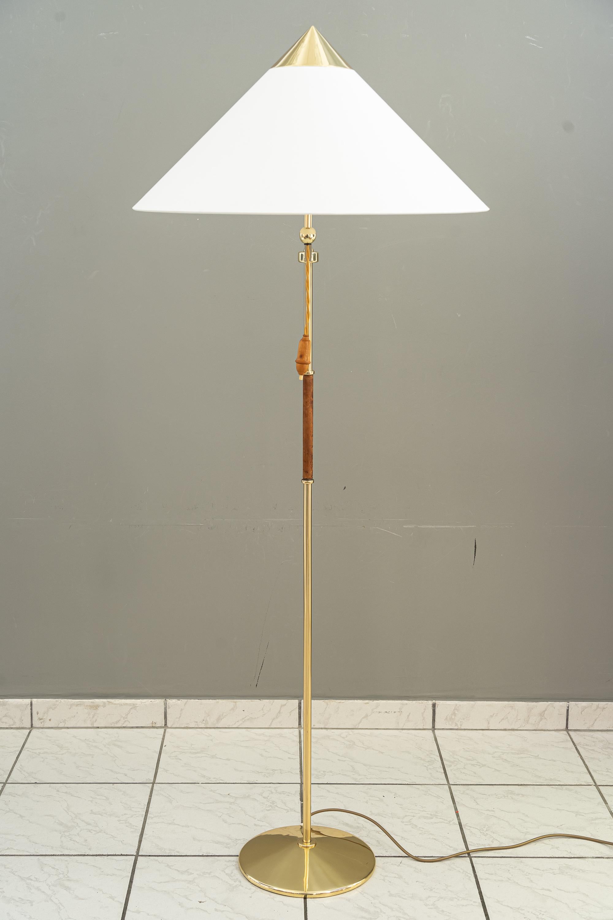 Lacquered Rare Floor Lamp by Josef Frank for J.T.Kalmar Around 1950s For Sale
