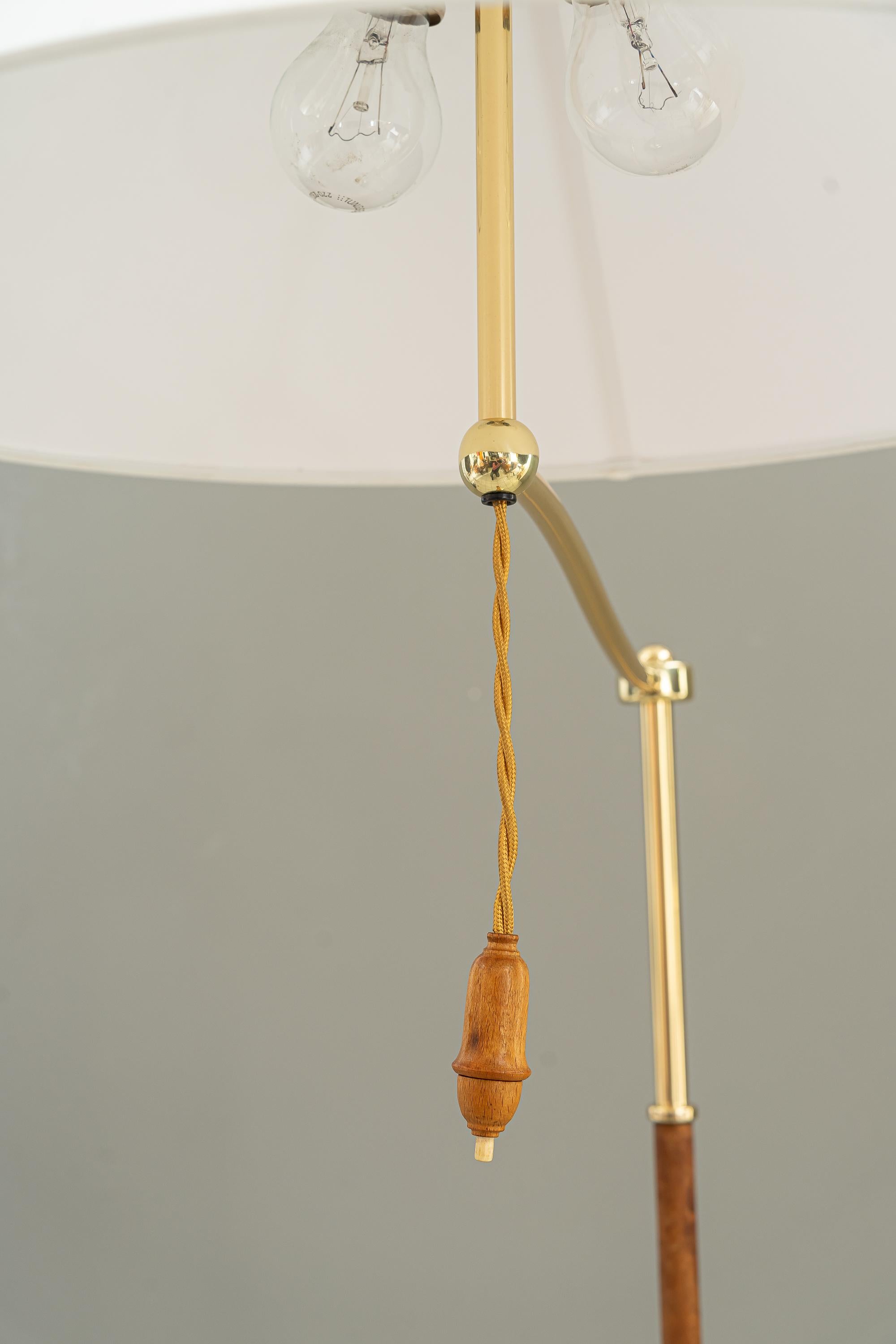 Mid-20th Century Rare Floor Lamp by Josef Frank for J.T.Kalmar Around 1950s For Sale