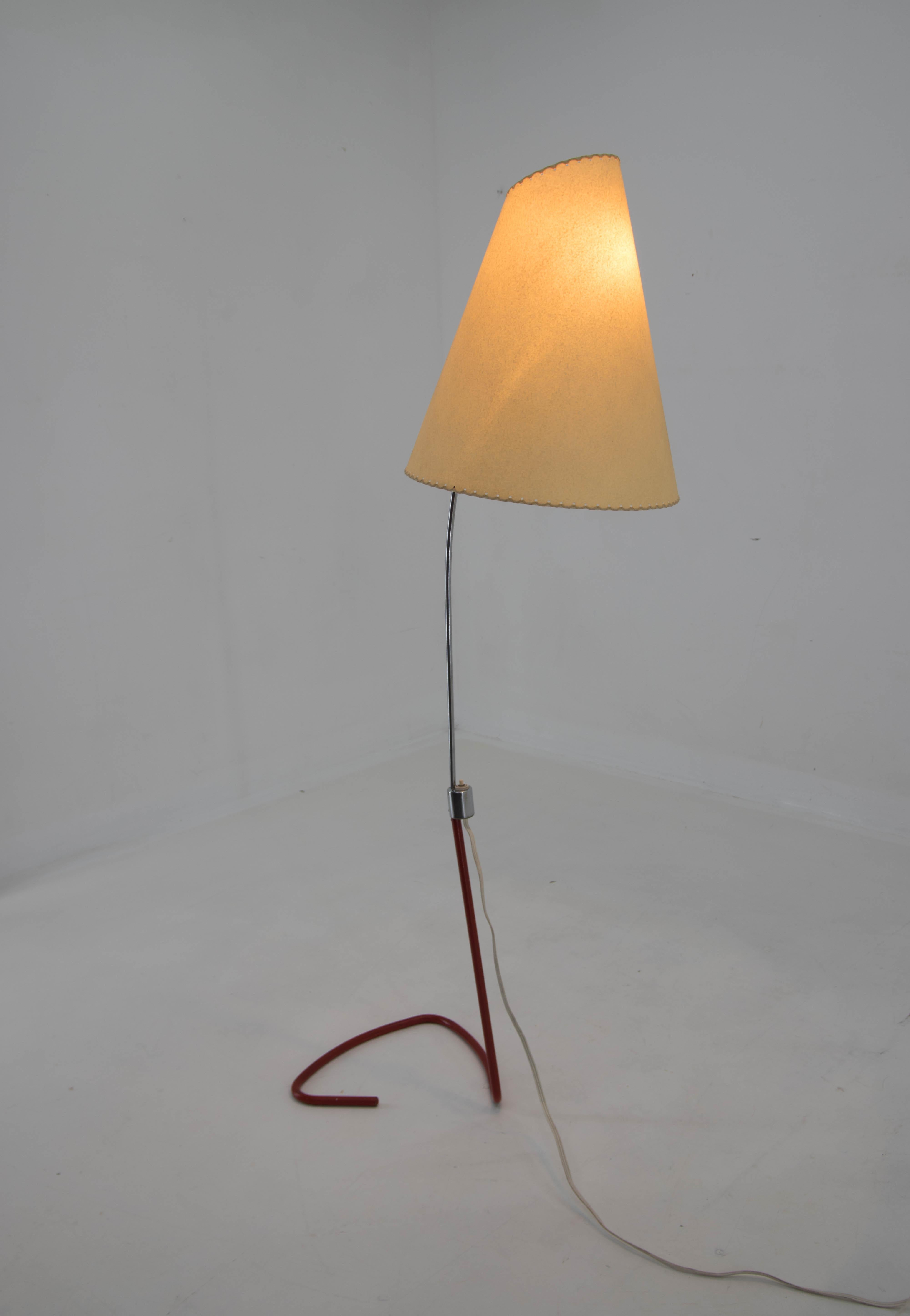 Mid-Century Modern Rare Floor Lamp by Josef Hurka, 1960s