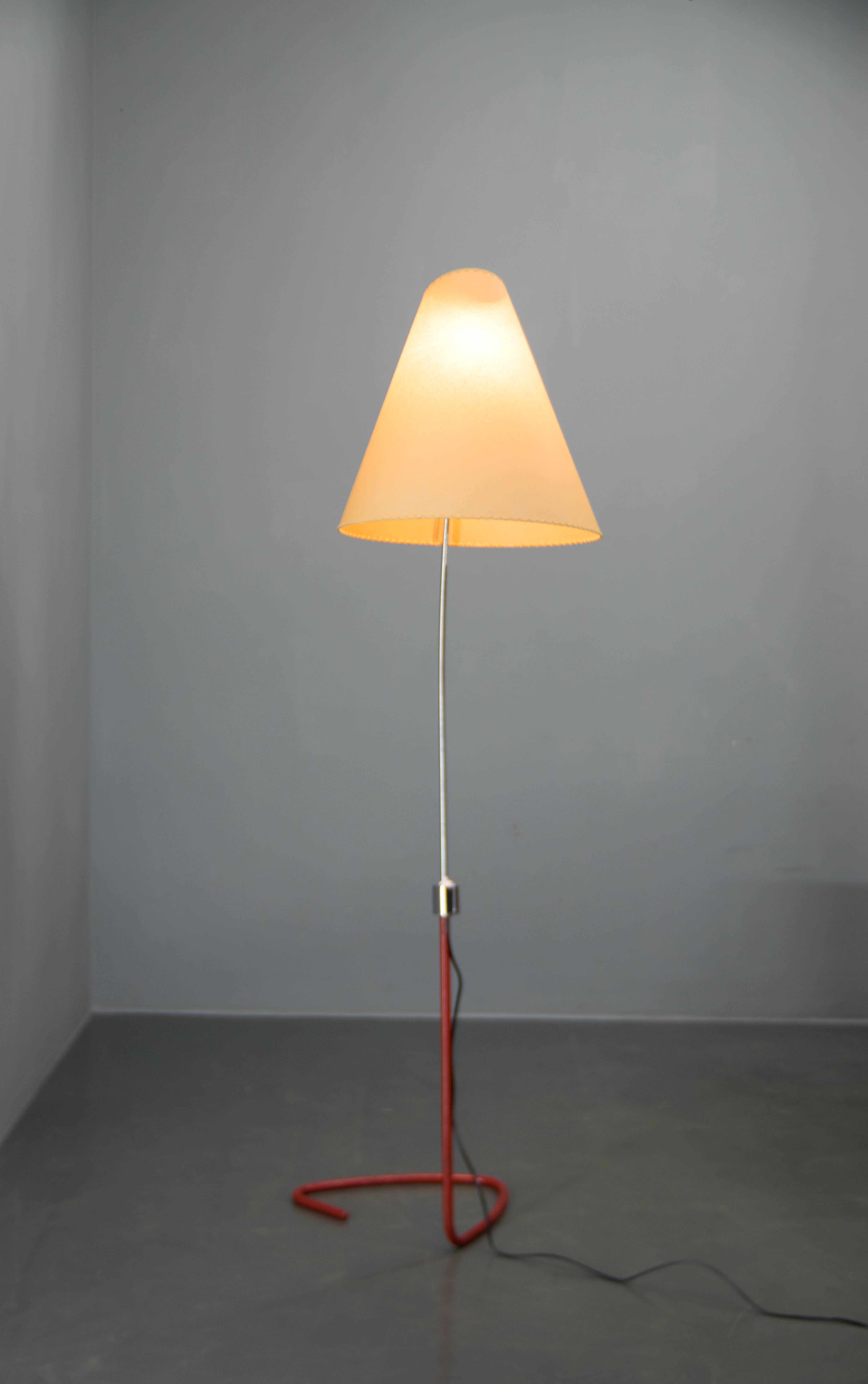 Czech Rare Floor Lamp by Josef Hurka, 1960s For Sale